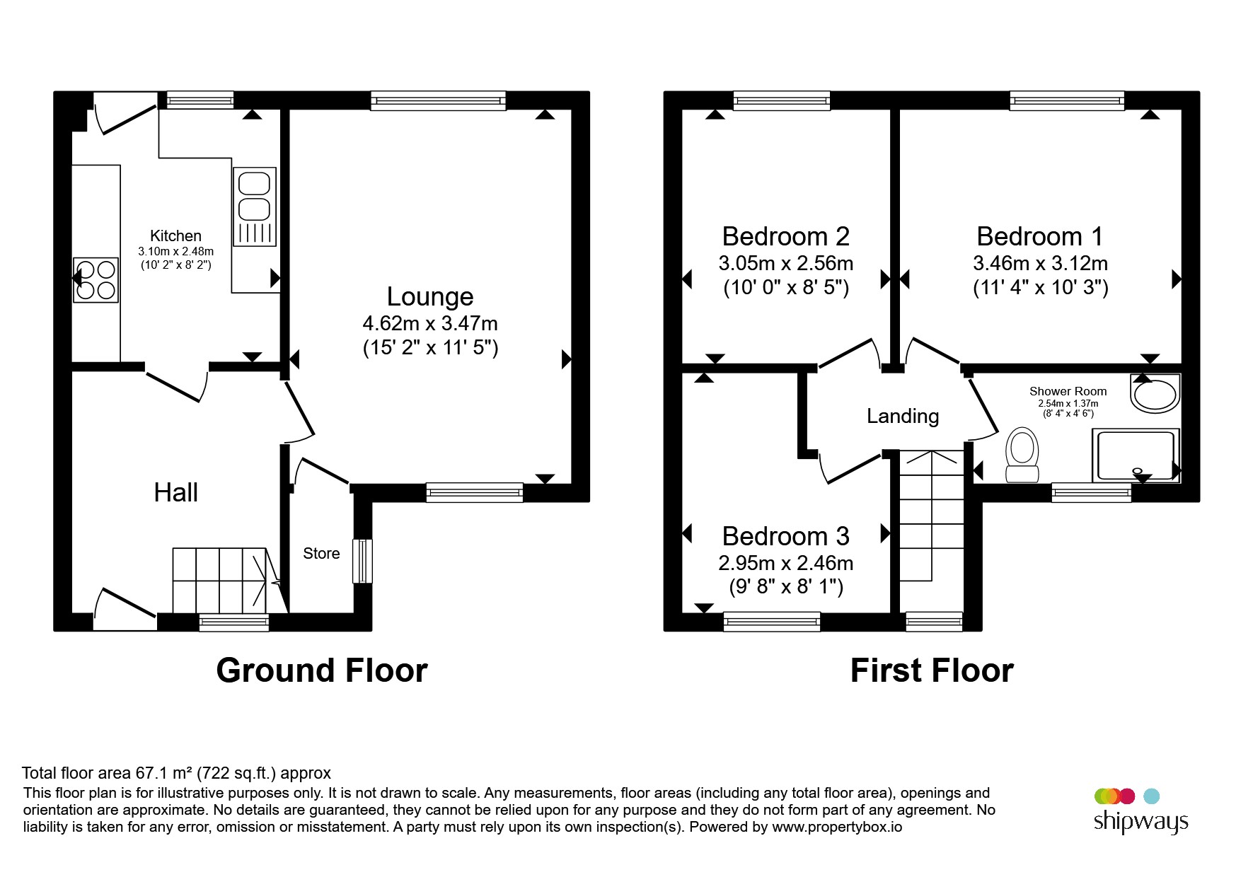 28, Godson Crescent, Kidderminster floorplan