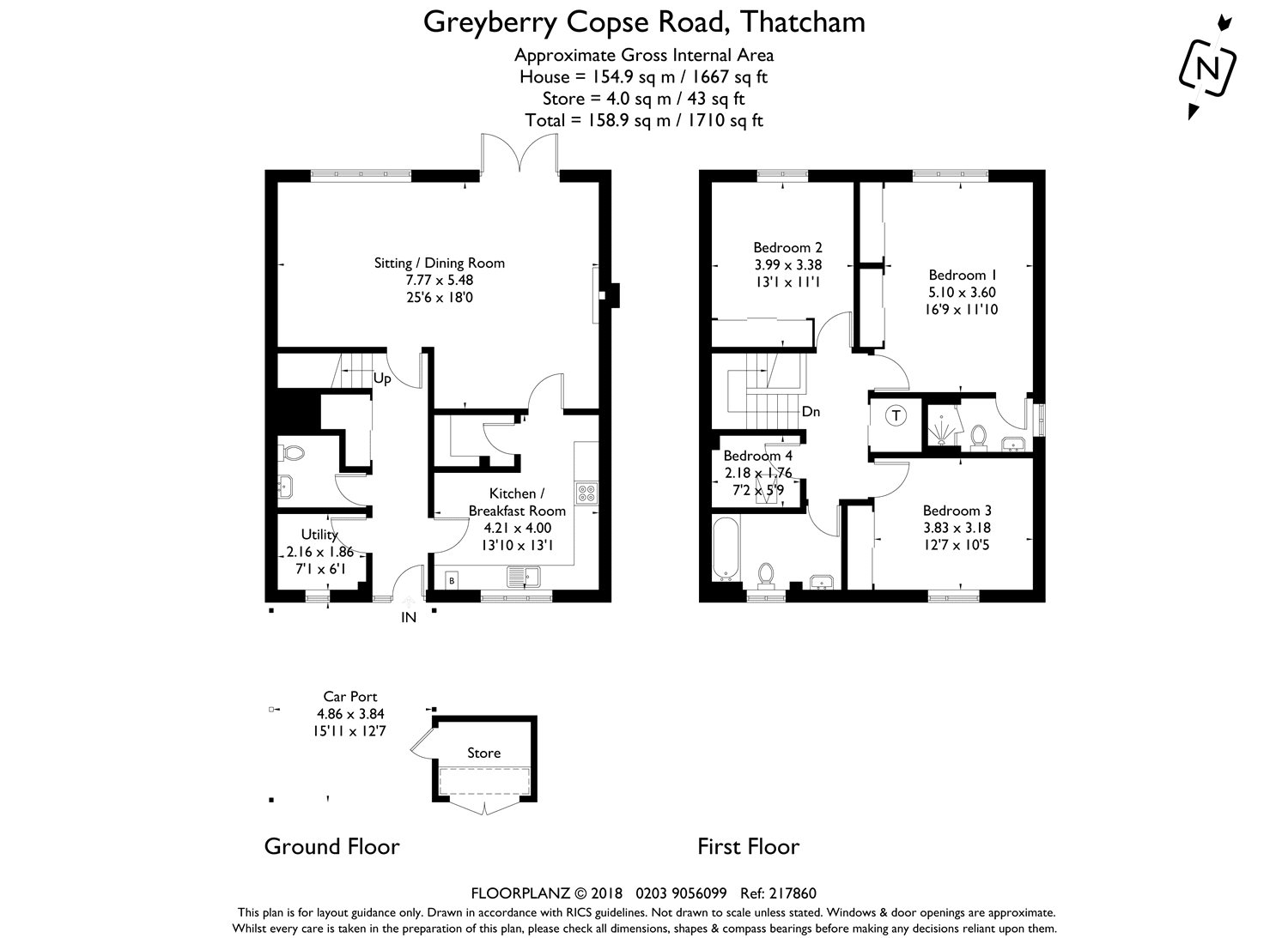 3 Bedrooms Semi-detached house for sale in Greyberry Copse Road, Thatcham, Berkshire RG19