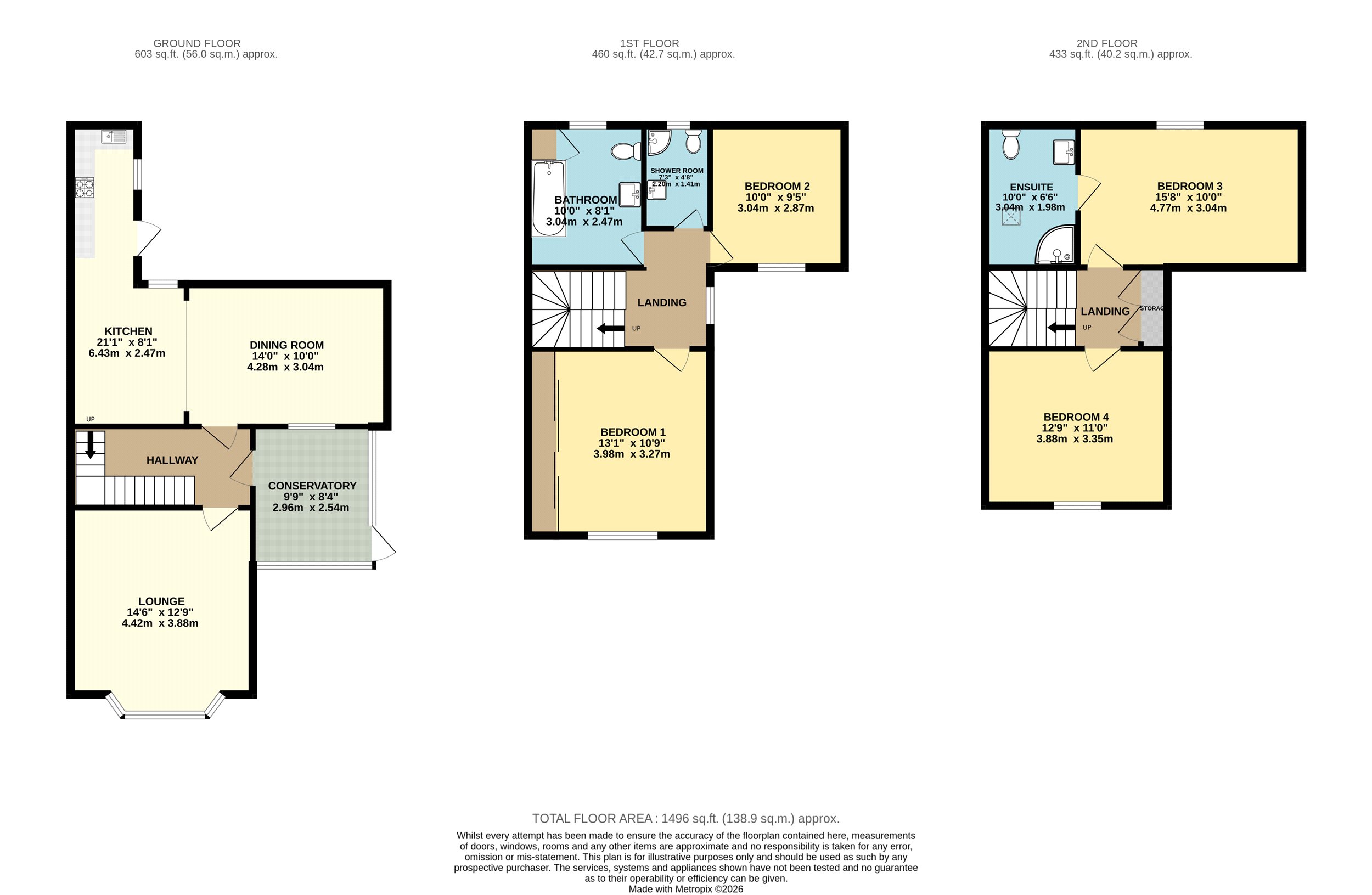 8, Furze Hill Road, Devon floorplan