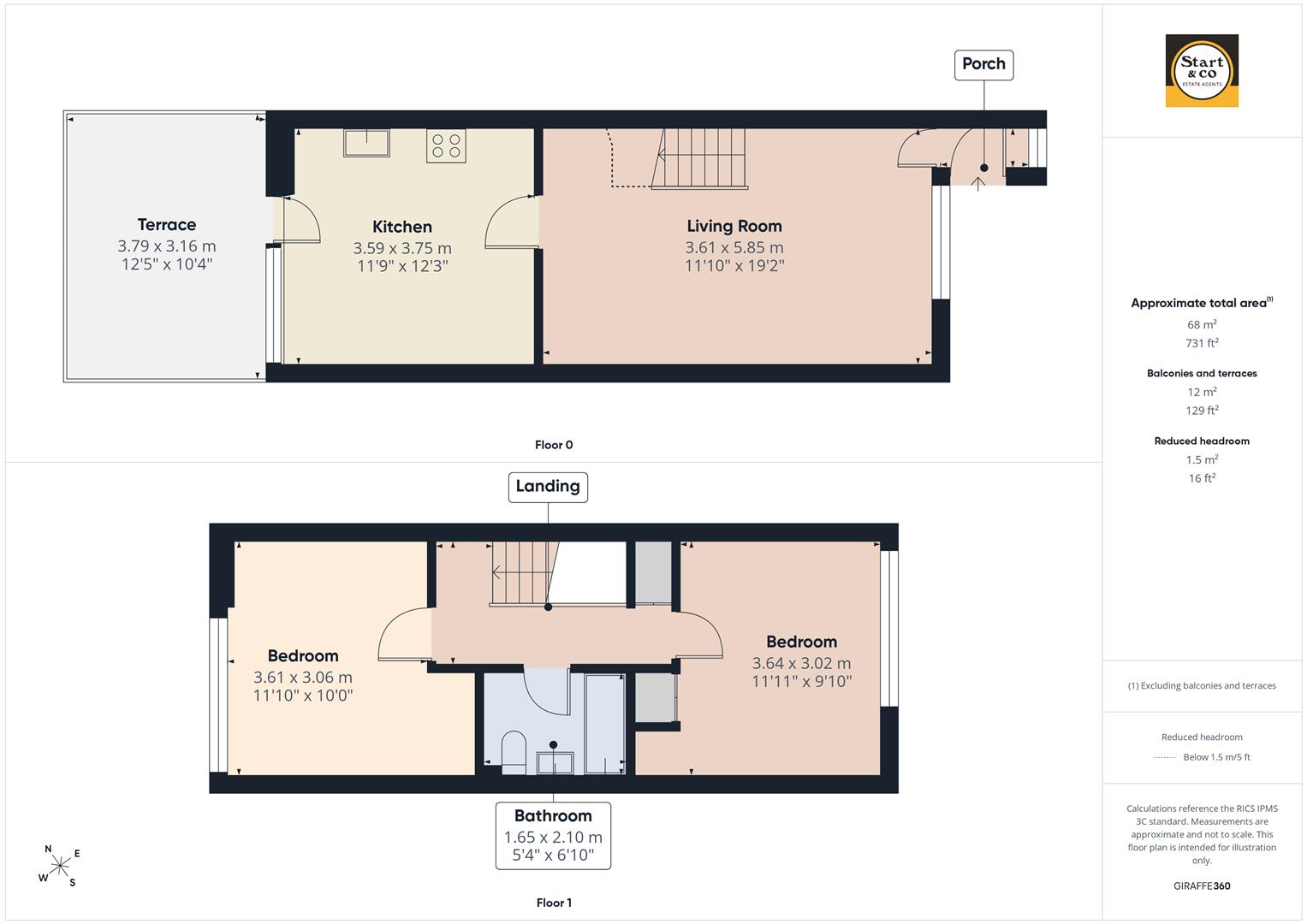 109, Dale Road, Newquay floorplan