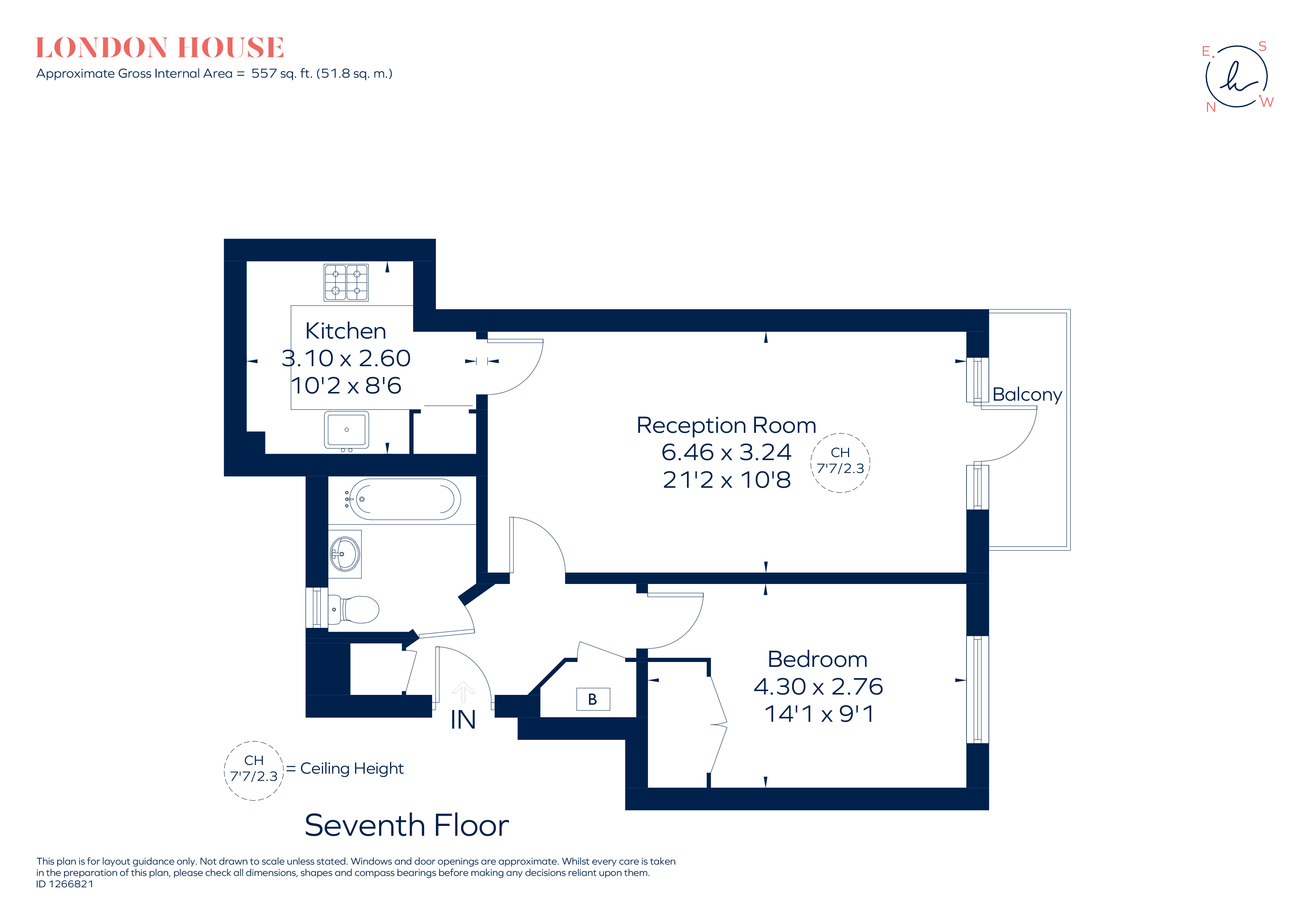 49, London House, 172, Aldersgate Street, London floorplan