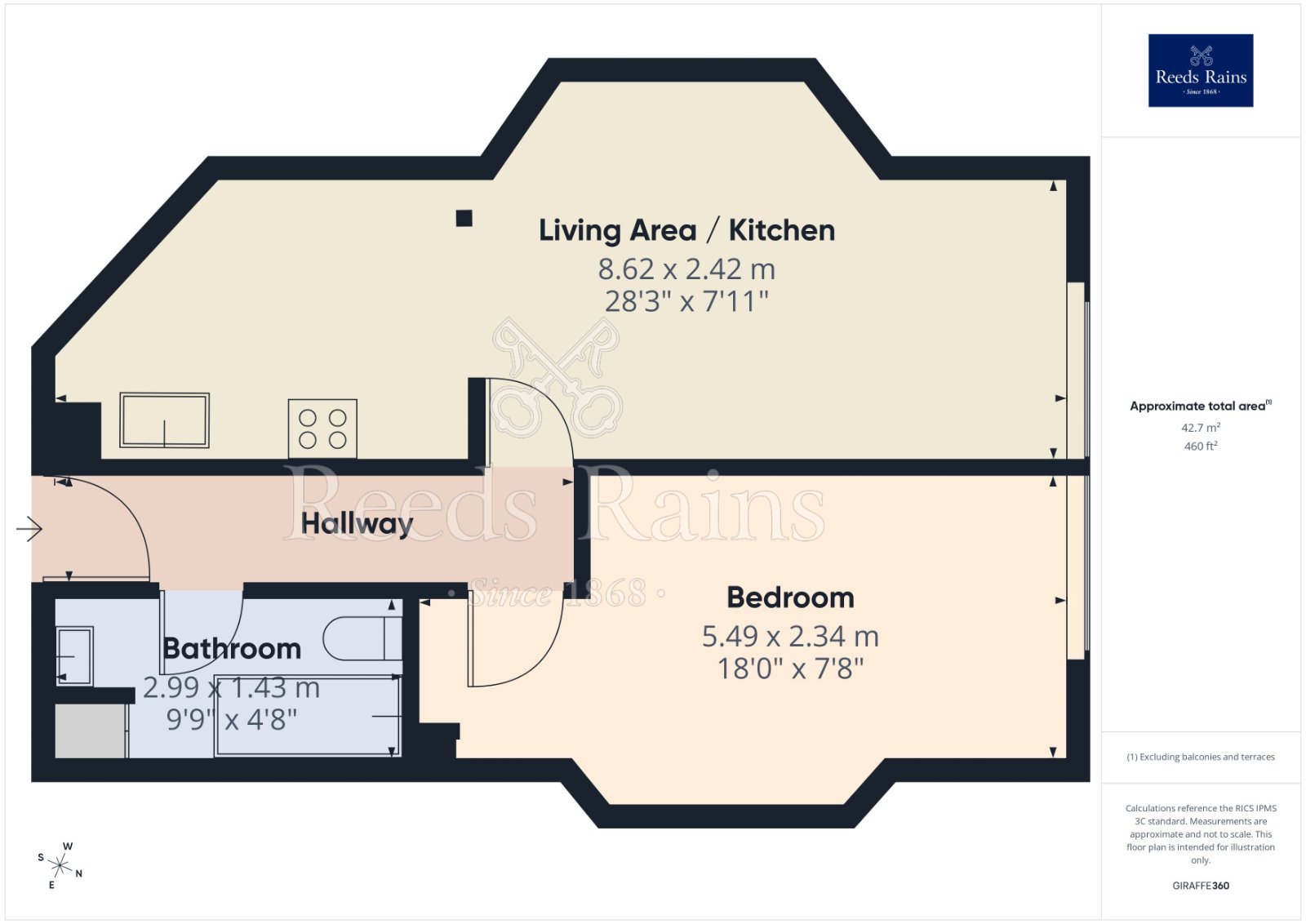 Apartment 10,, City Heights, Manchester floorplan