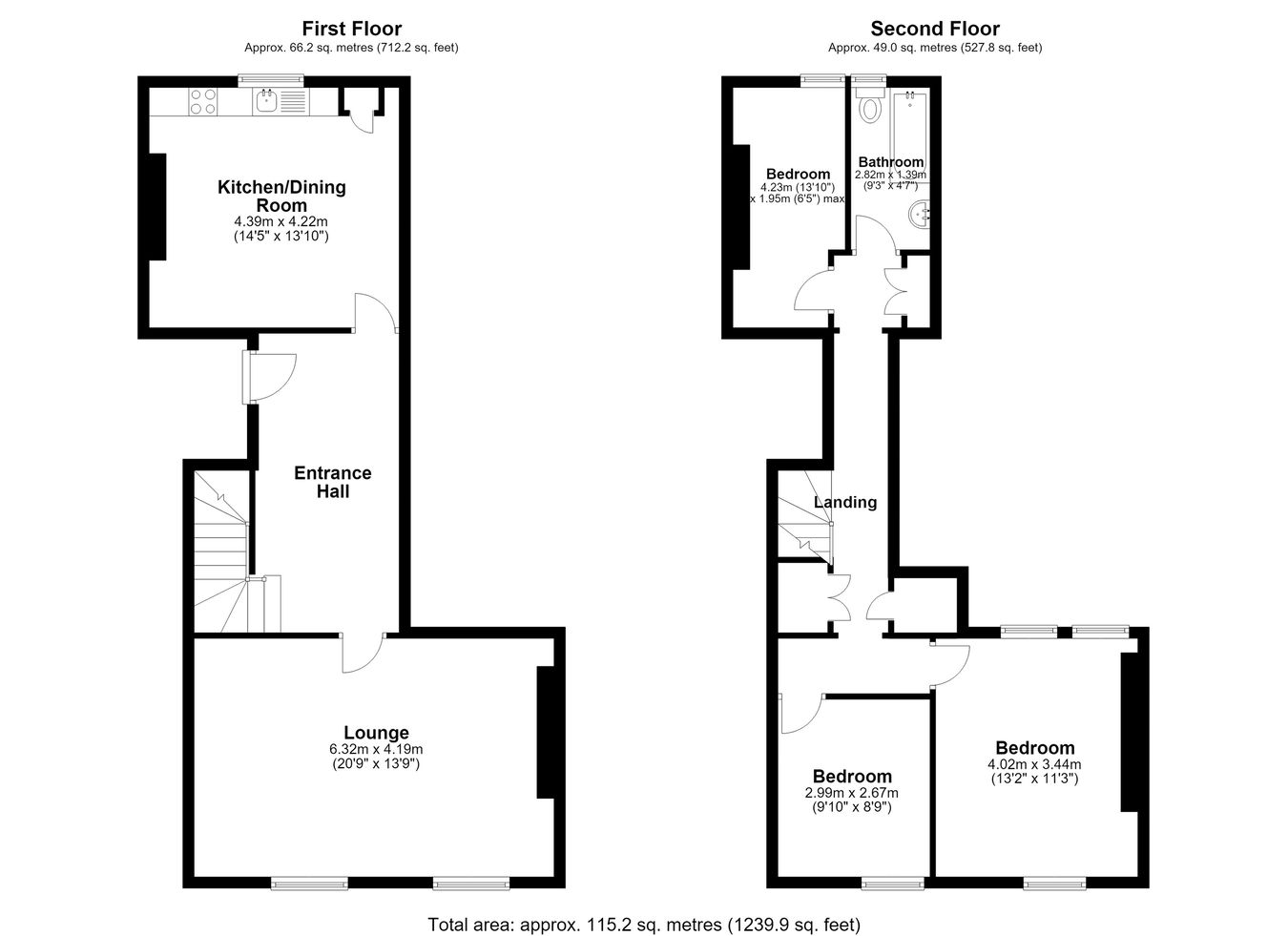 Flat B 25A, Sandgate Road, Folkestone floorplan
