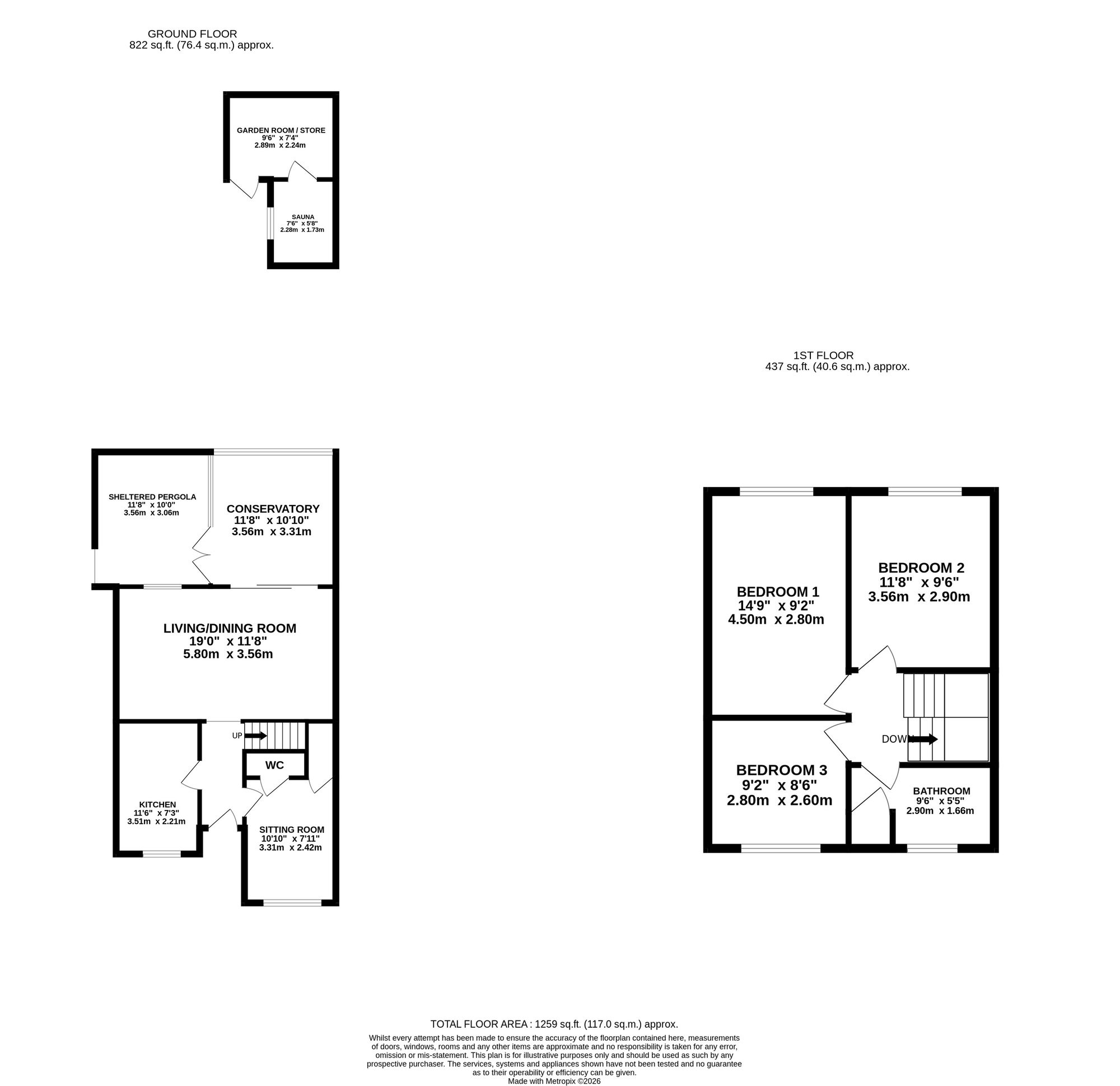 1, Bishops Court, Eccleshall, ST21 floorplan