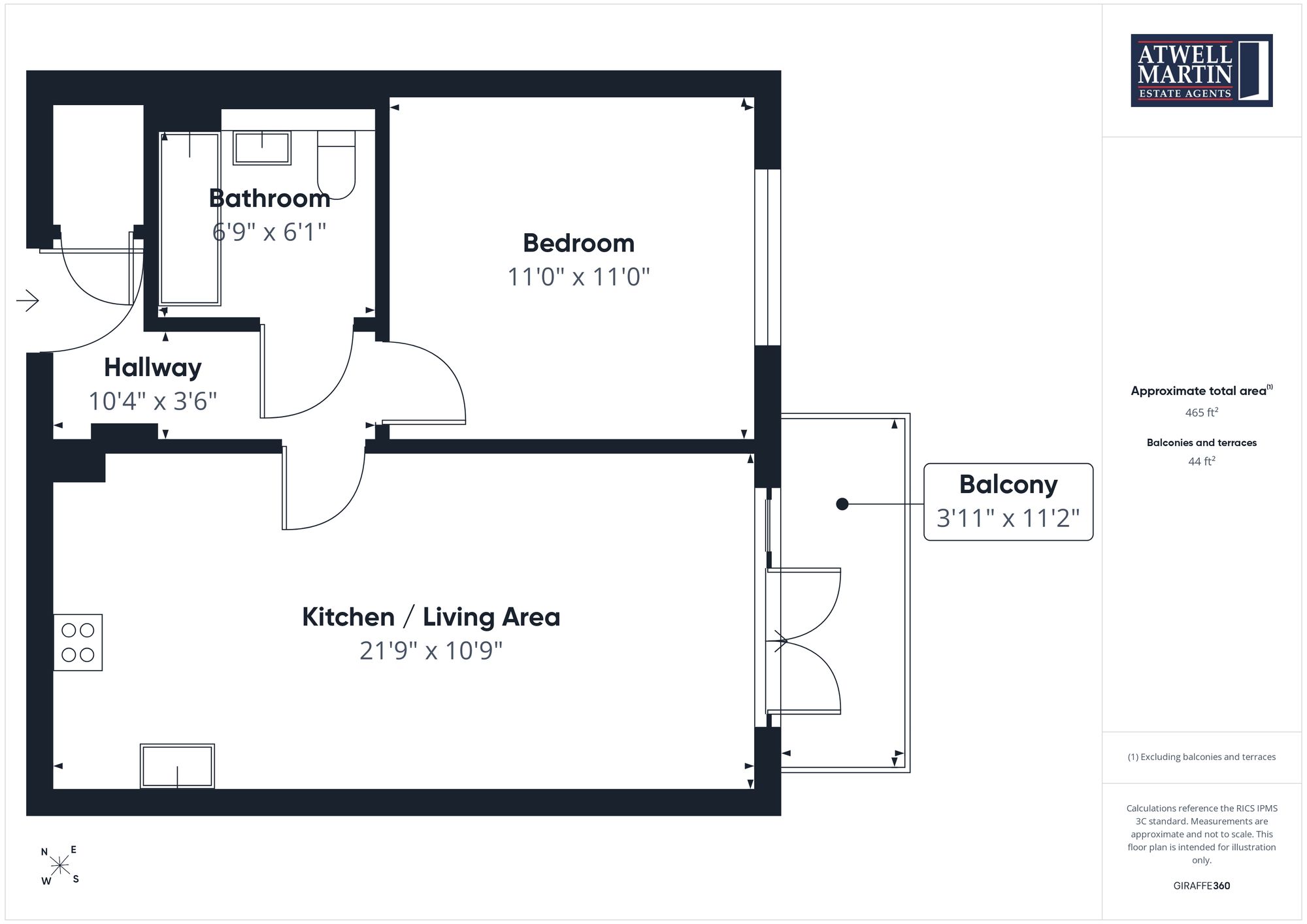 16 Fin Street, Plymouth floorplan