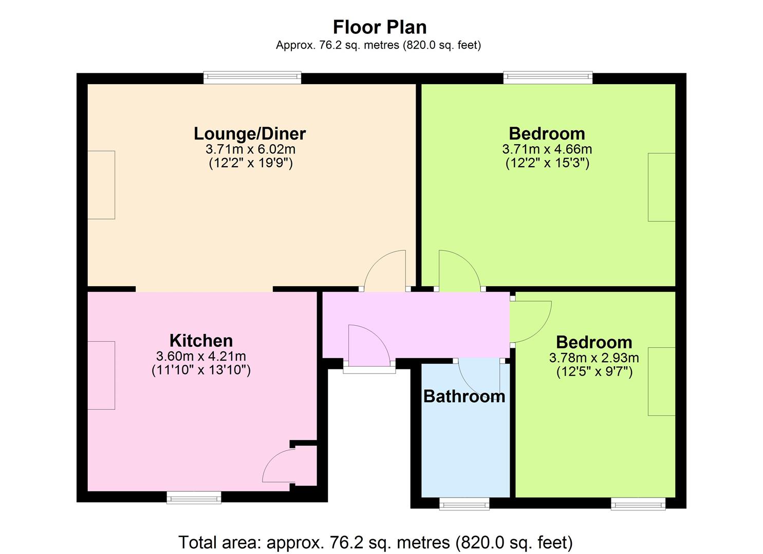 West Street, Worthing floorplan