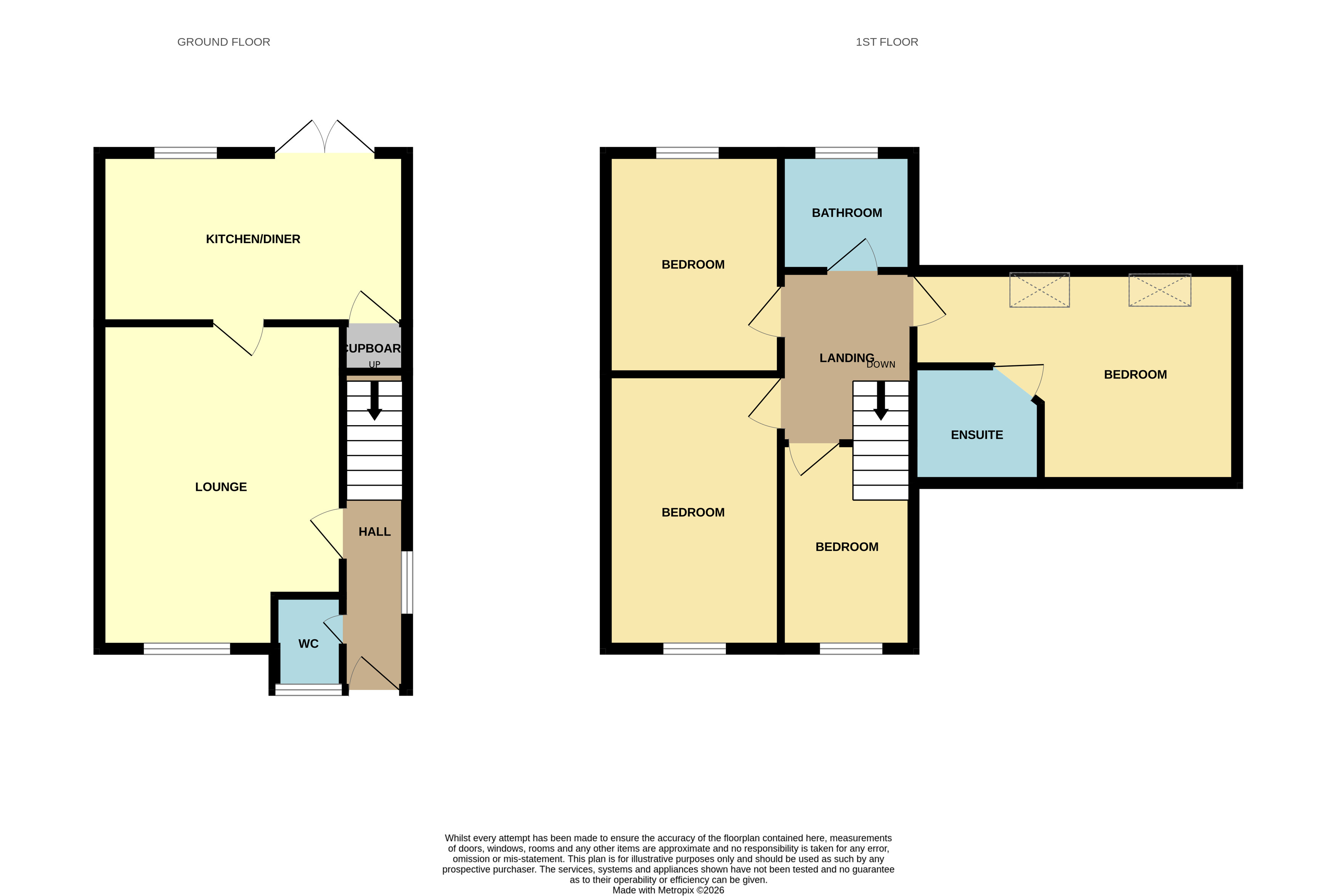 45, Marine Crescent, Chorley floorplan