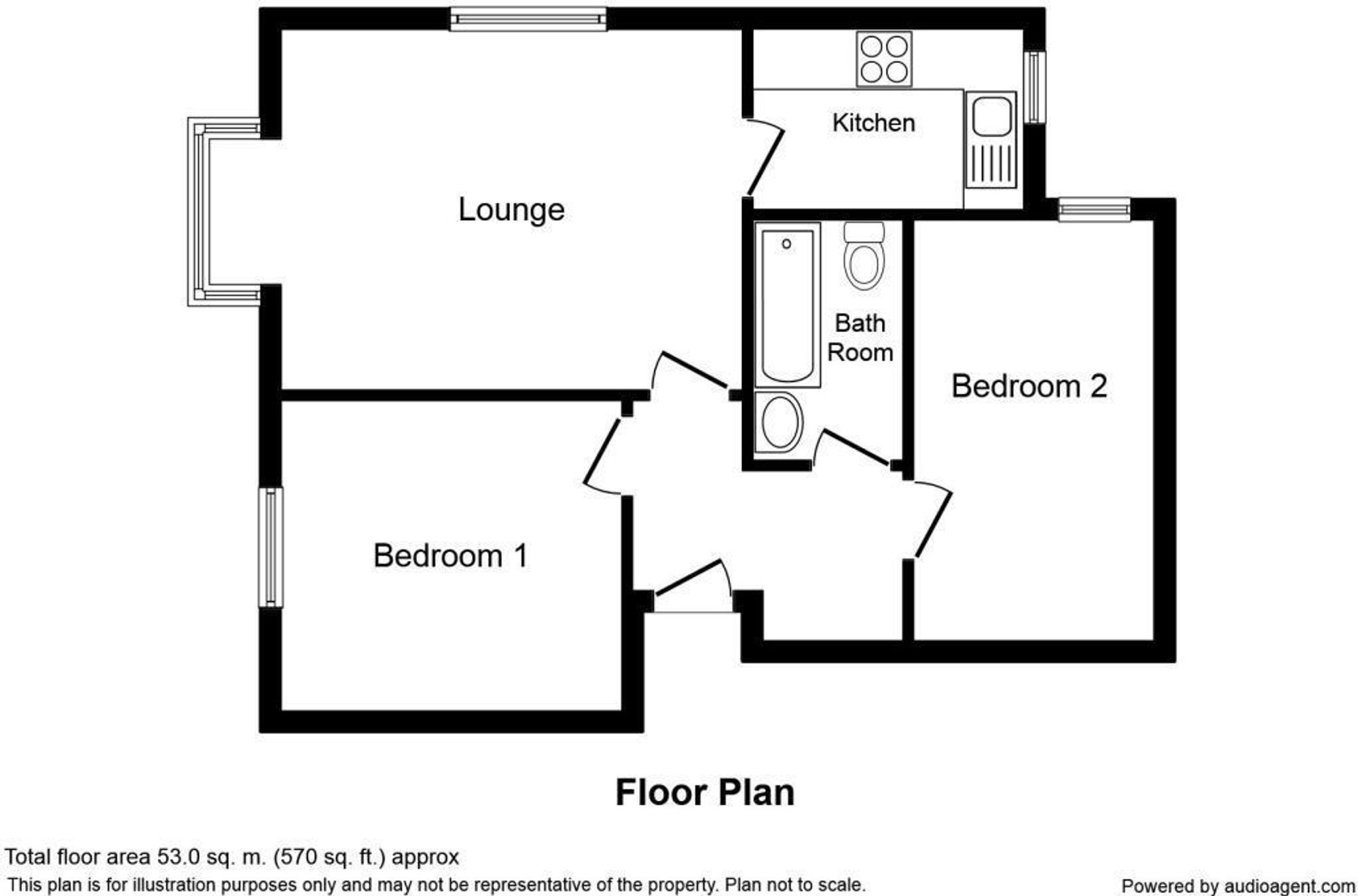 10, Orleton Mews, Wellington floorplan