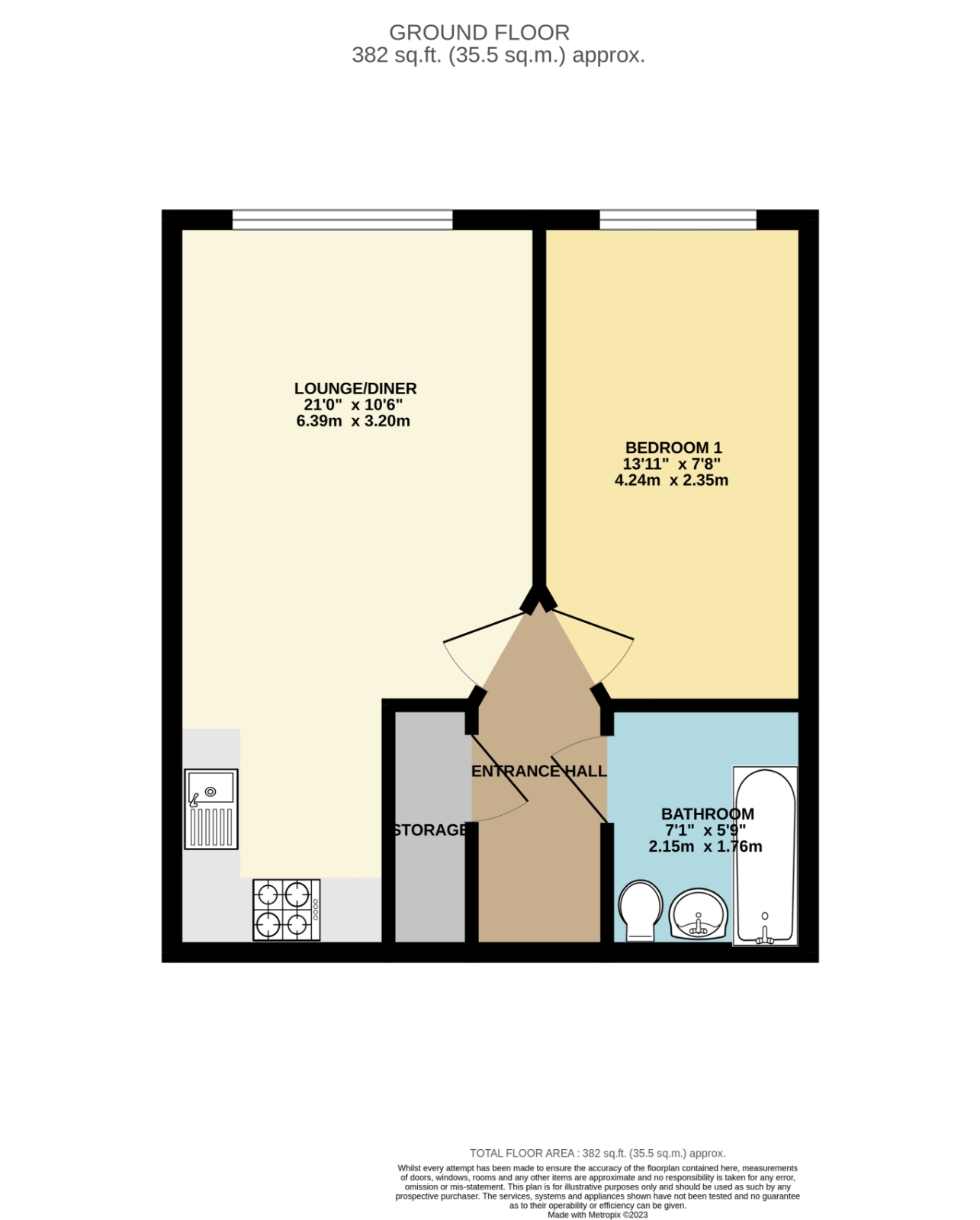 434, Meadow Mill, Stockport floorplan
