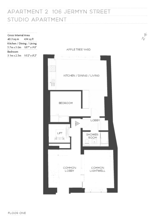 106 Jermyn Street, St James's floorplan