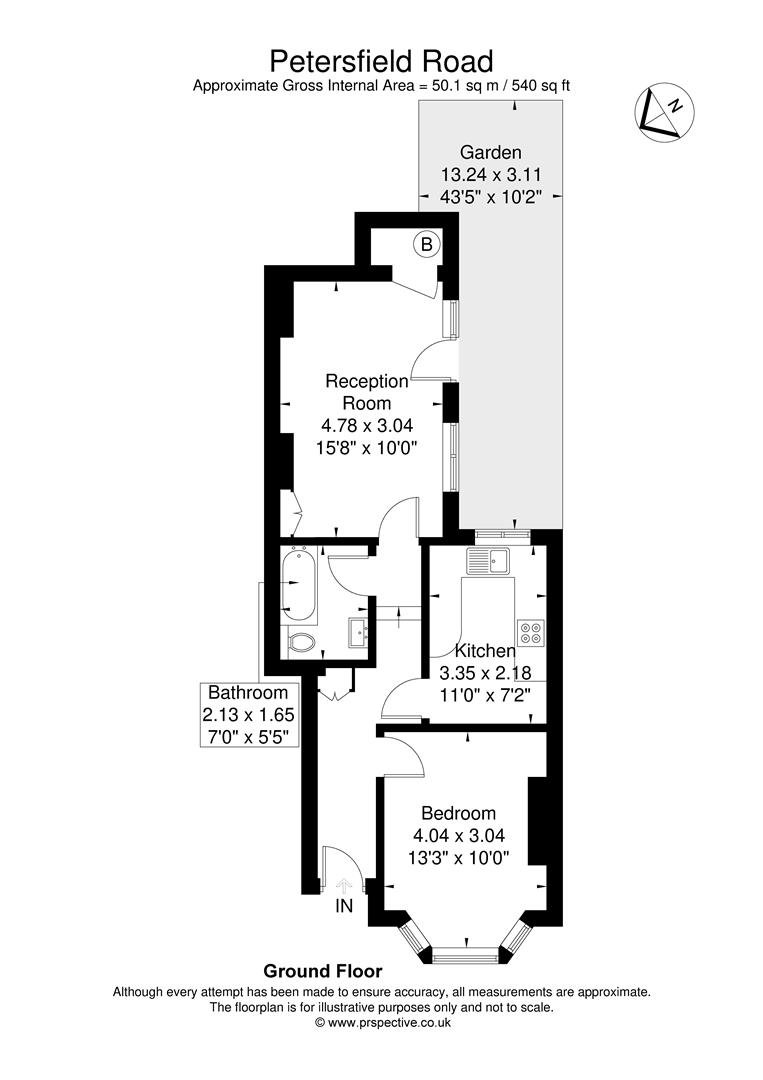 33, Petersfield Road, London floorplan