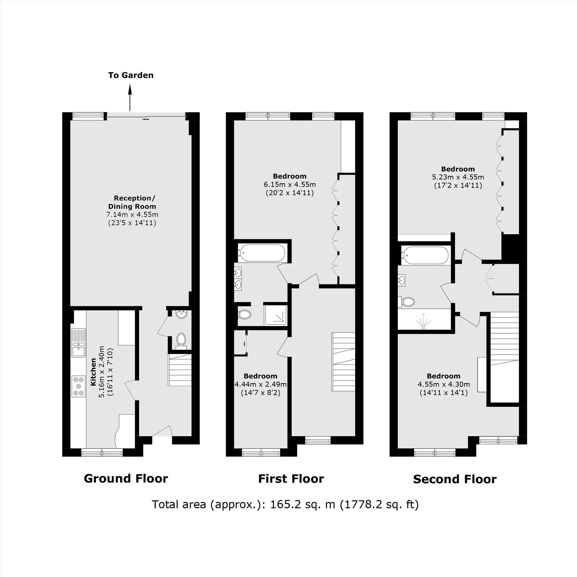 19F, Grove End Road, London floorplan