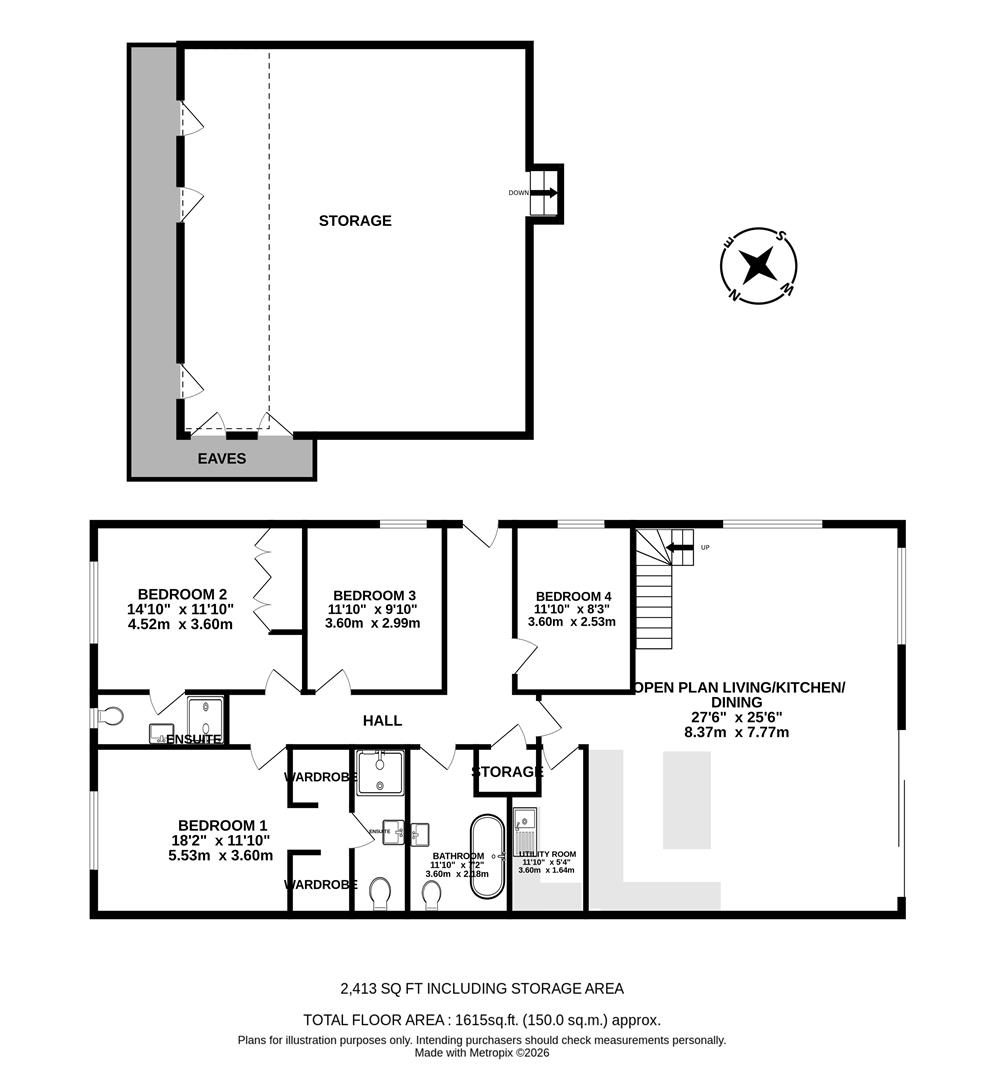 Plot 8, The Fallows, Hazeldene Lane, North Chailey floorplan