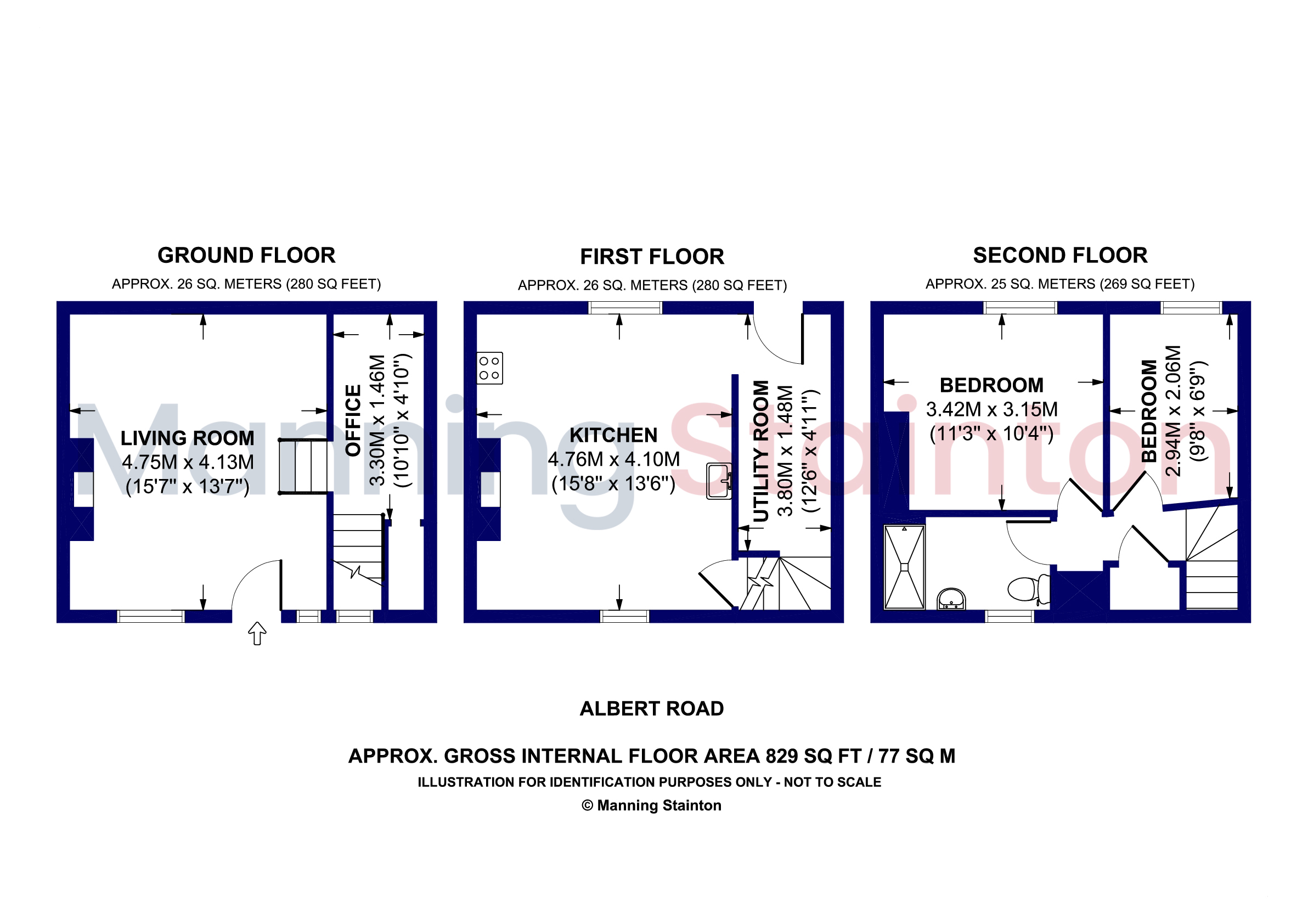 15, Albert Road, Leeds floorplan