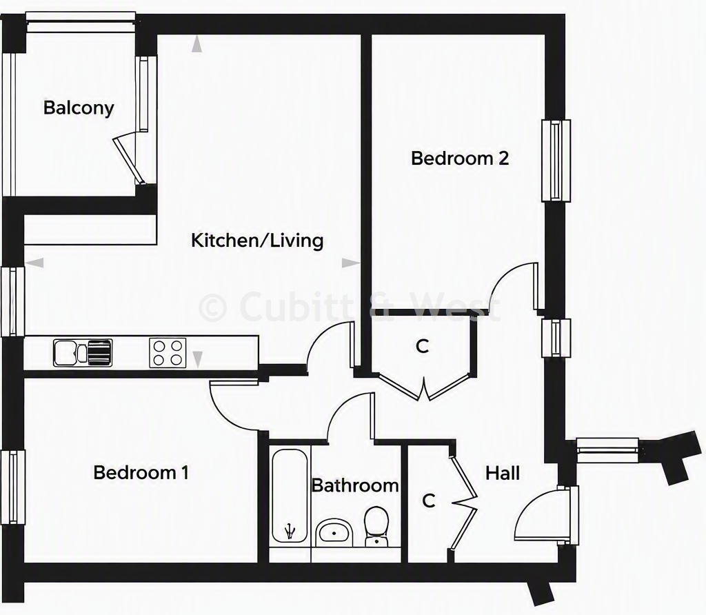 Blaydon House, Greenbloom Avenue, Maidstone floorplan