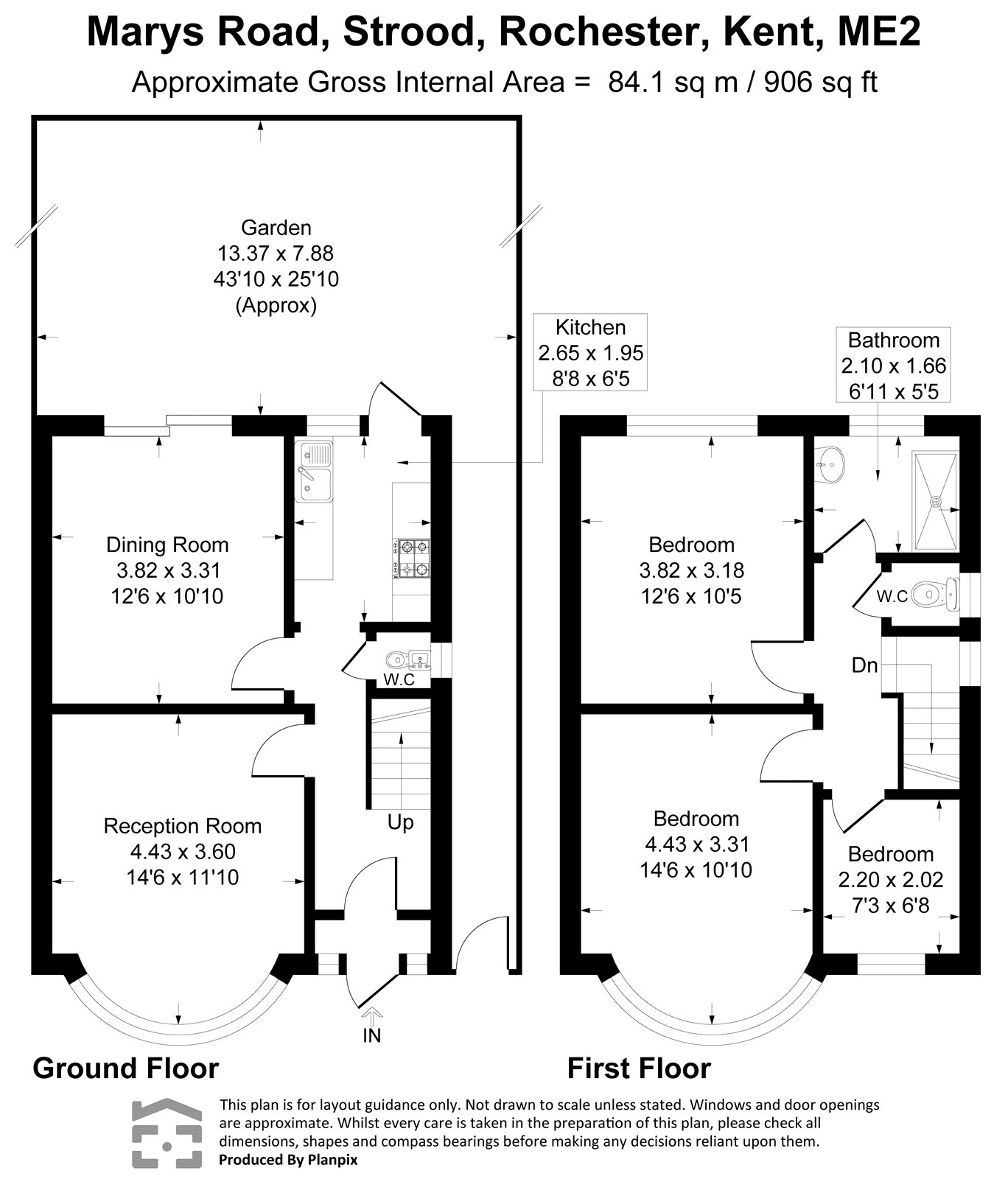 St. Marys Road, Rochester floorplan