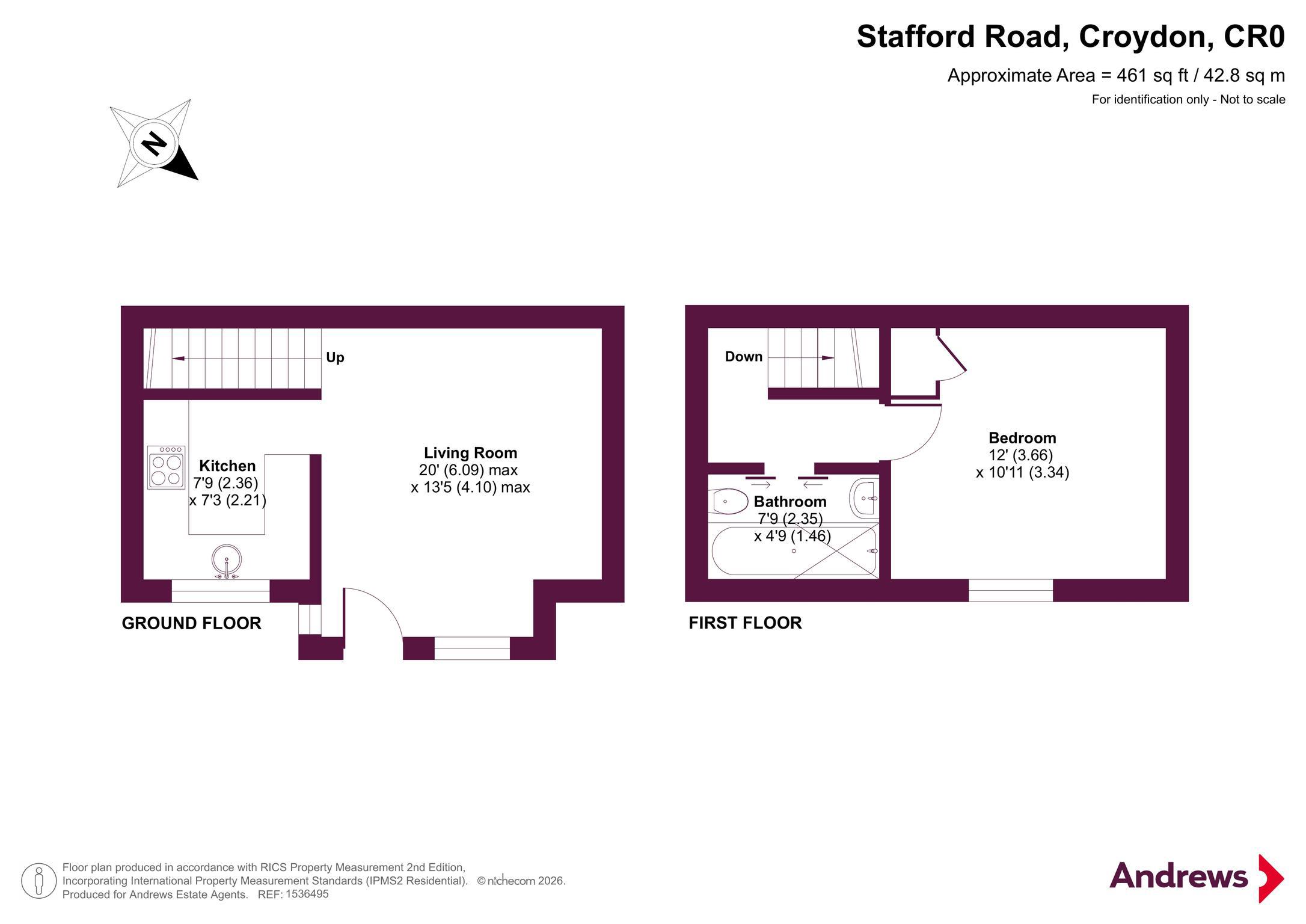 Stafford Road, Croydon floorplan