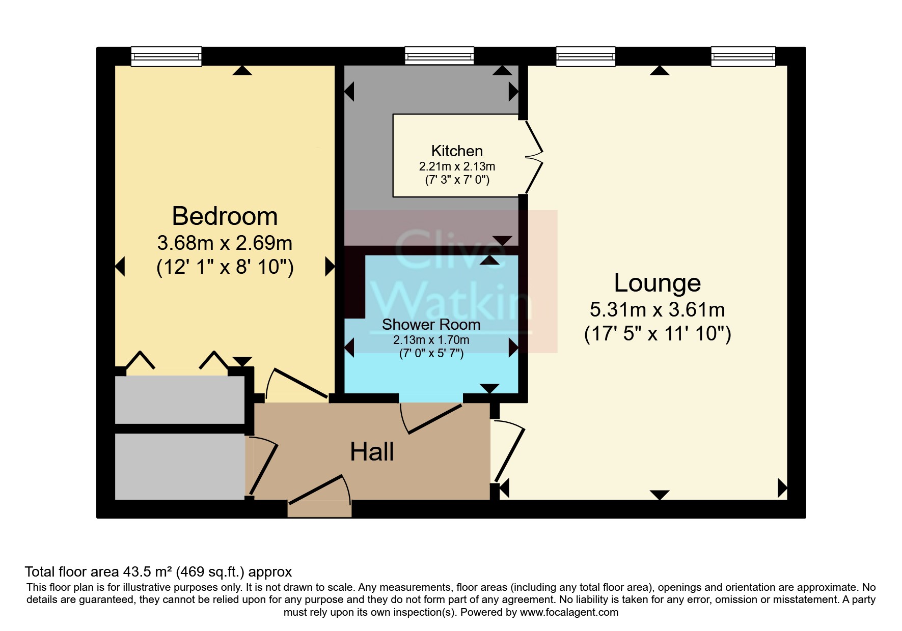 34 Beacon Court, 77, Telegraph Road, Wirral floorplan