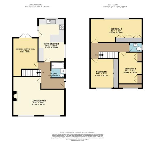 20, Holmpton Road, Withernsea floorplan