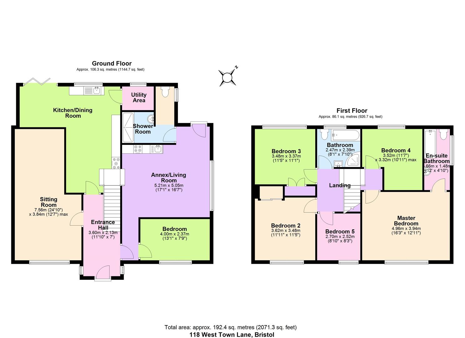 118, West Town Lane, Bristol floorplan