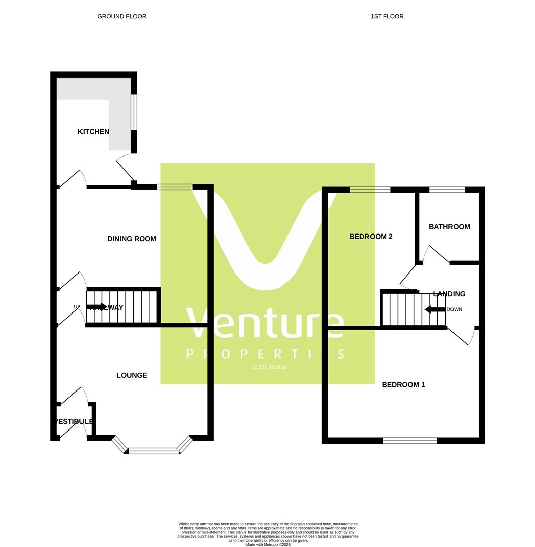 130., Brougham Street, Darlington floorplan