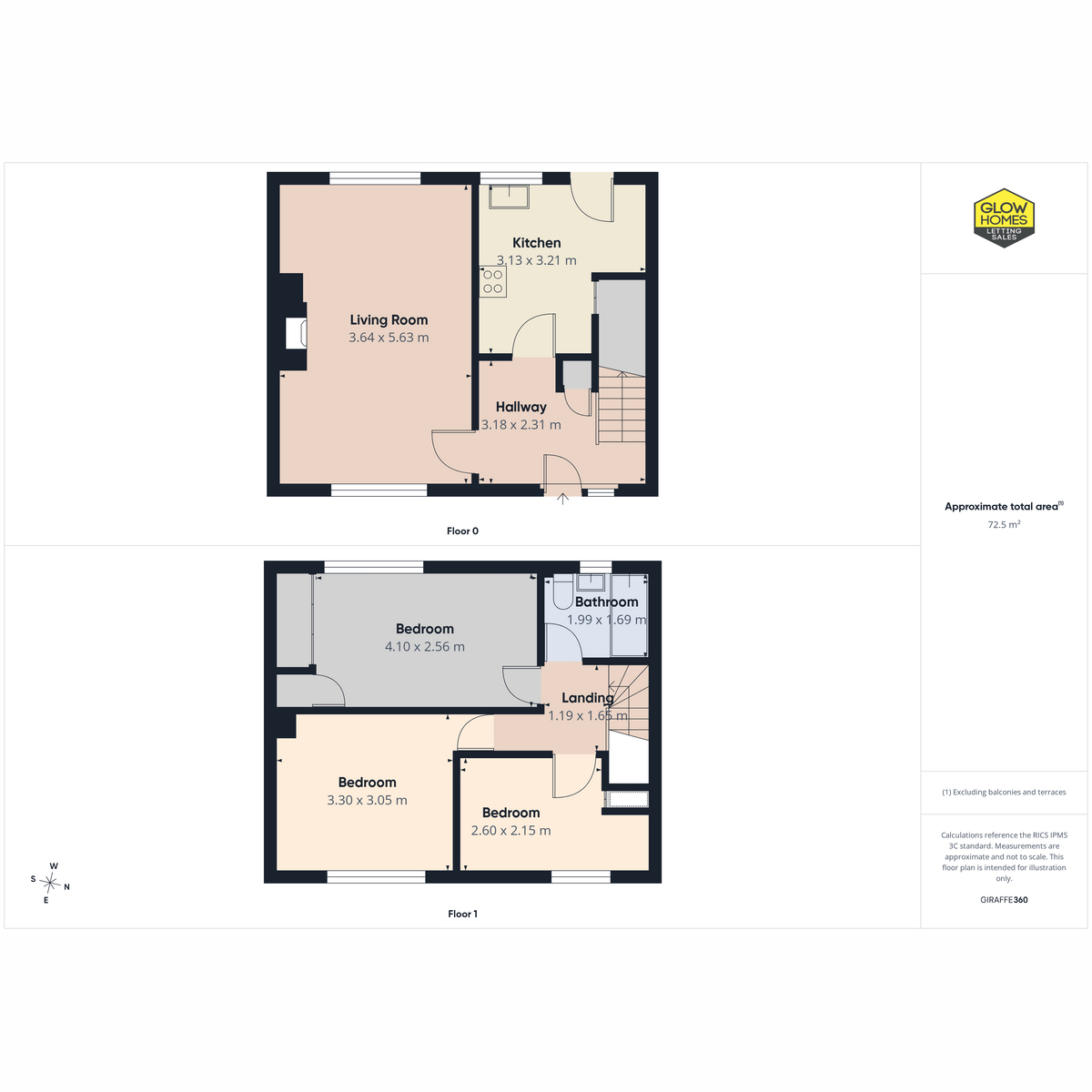 52, Fleming Crescent, Saltcoats floorplan