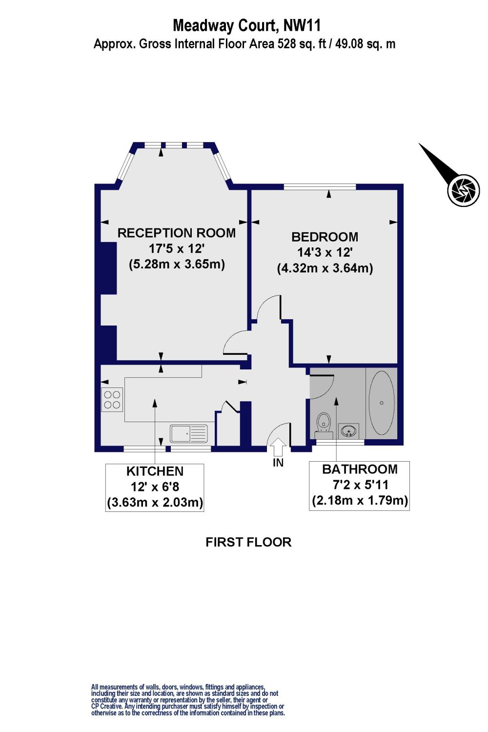 1 Bedrooms Flat to rent in Meadway Court, Meadway, London NW11