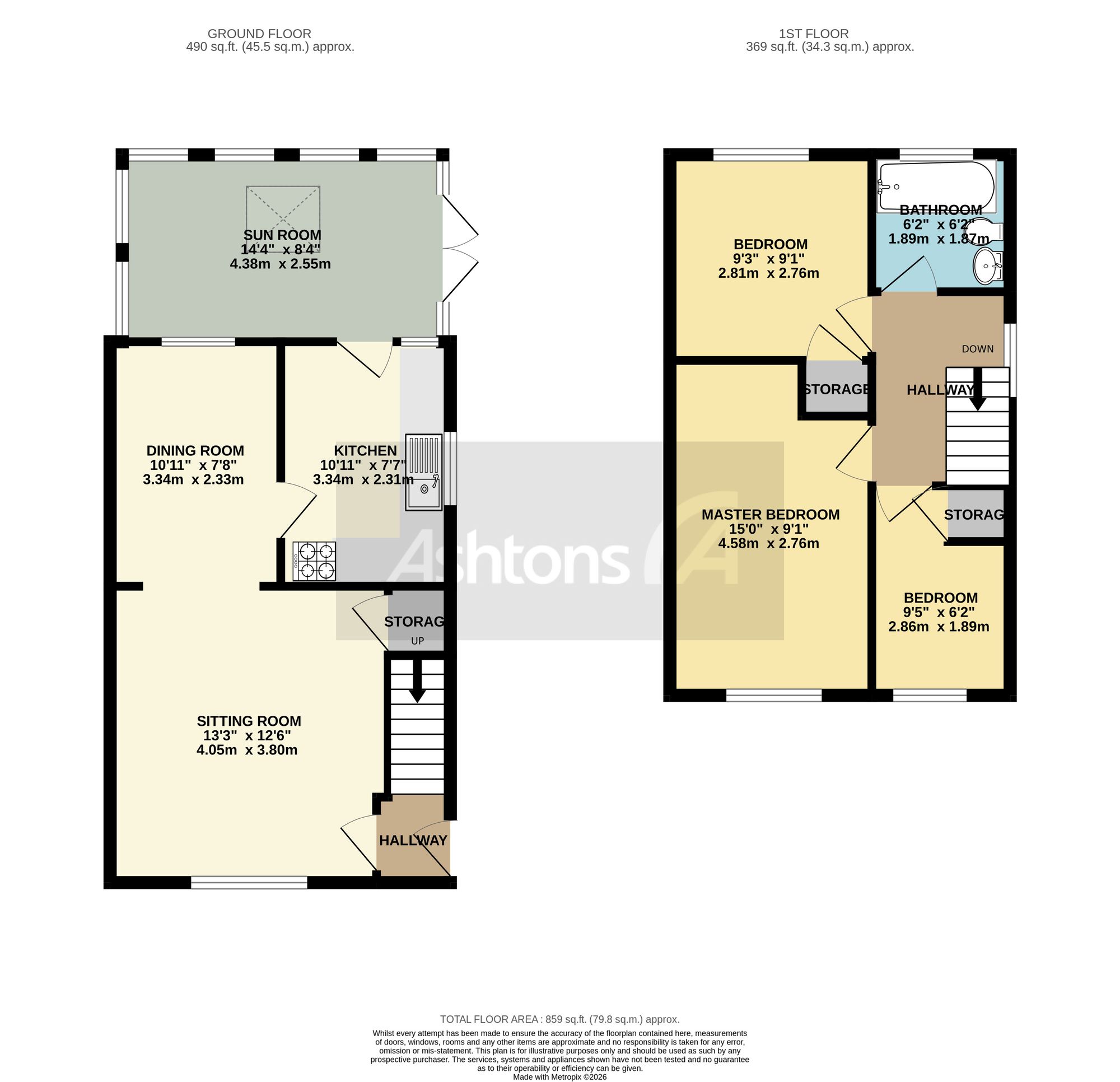 5 St. Bridgets Close, Warrington floorplan