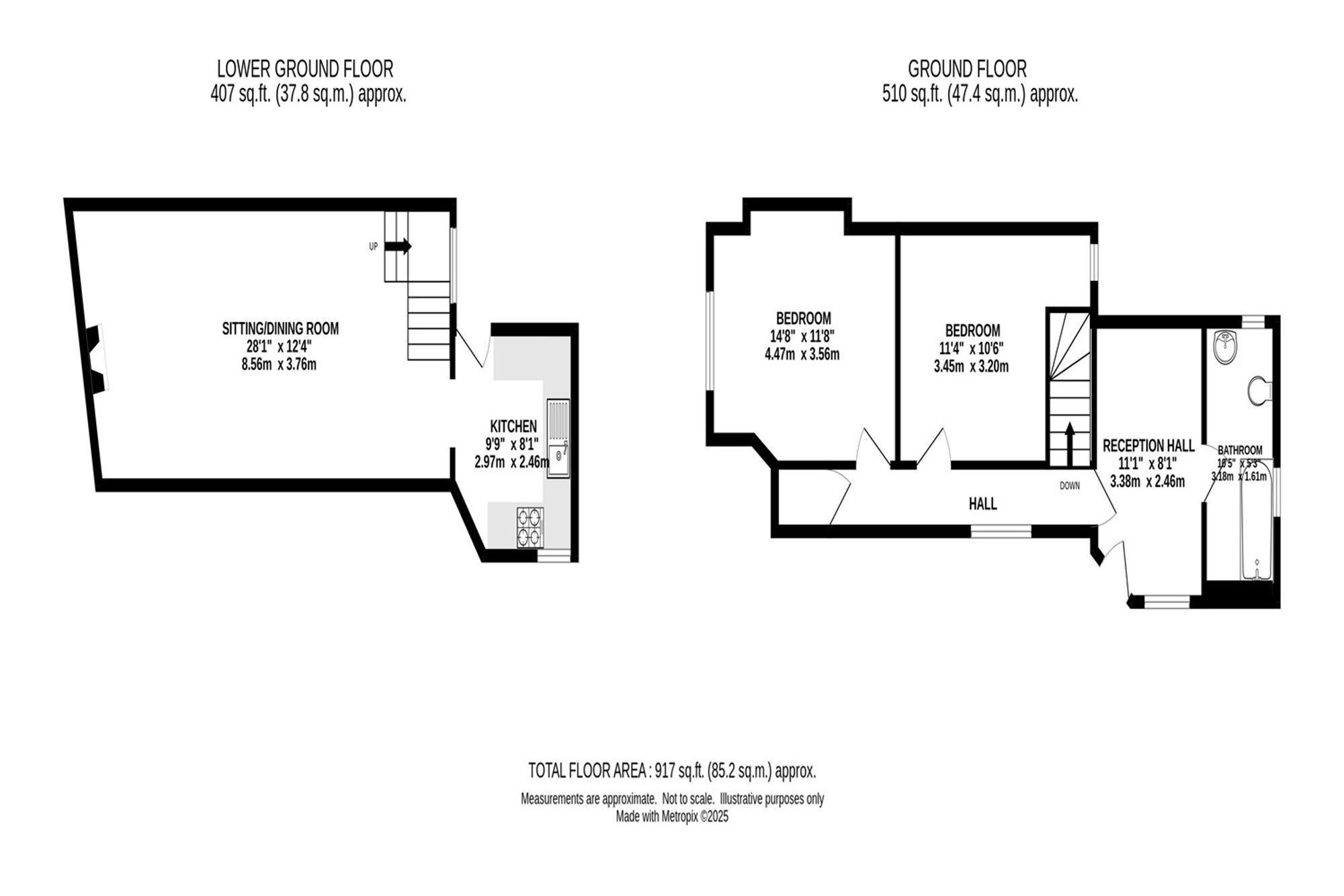 Shalom Cottage, 2 Station Road, Furness Vale floorplan