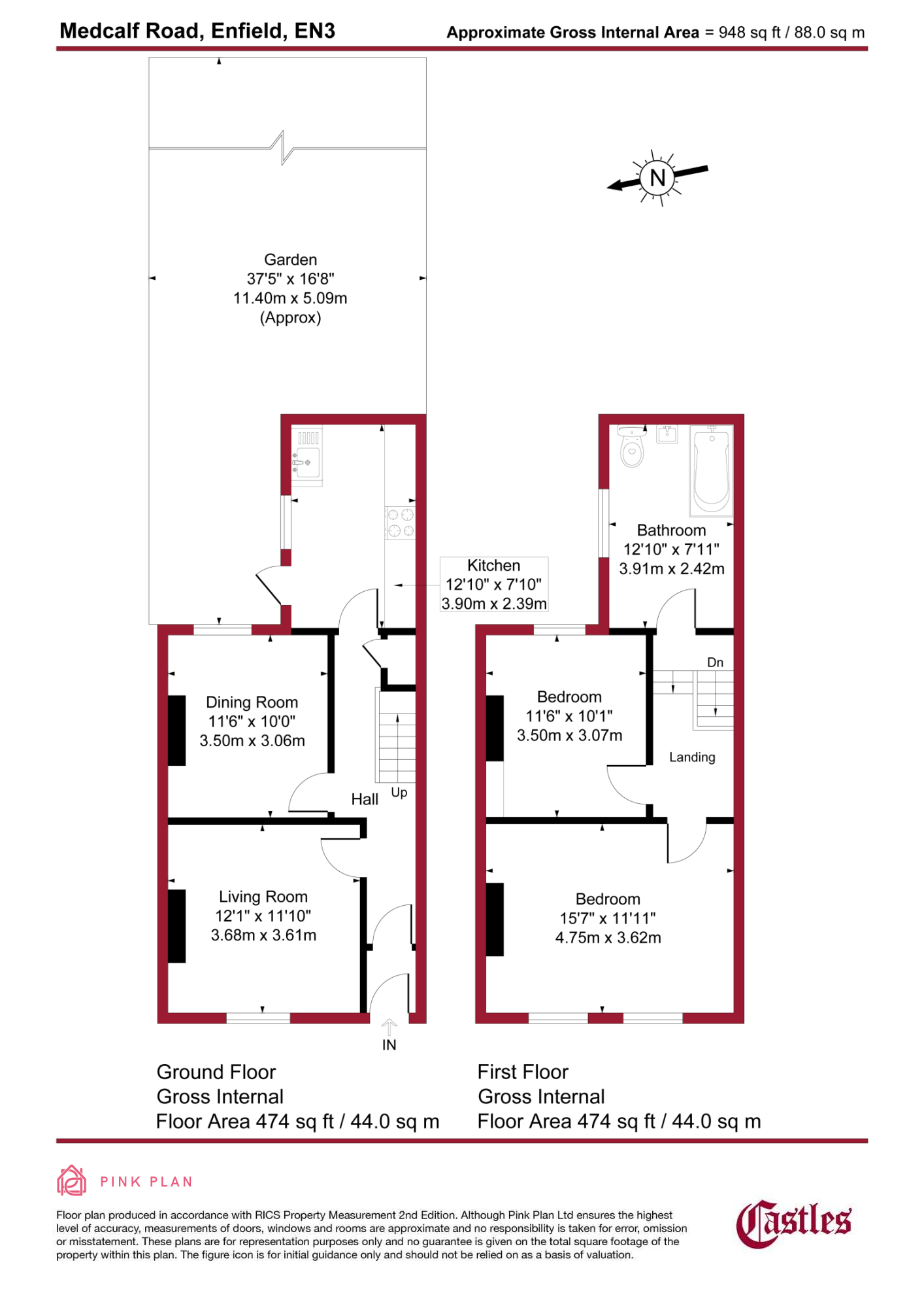 36, Medcalf Road, London floorplan