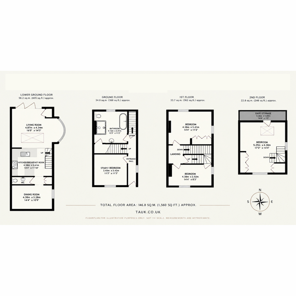 Seaview Cottage, Turners Hill floorplan