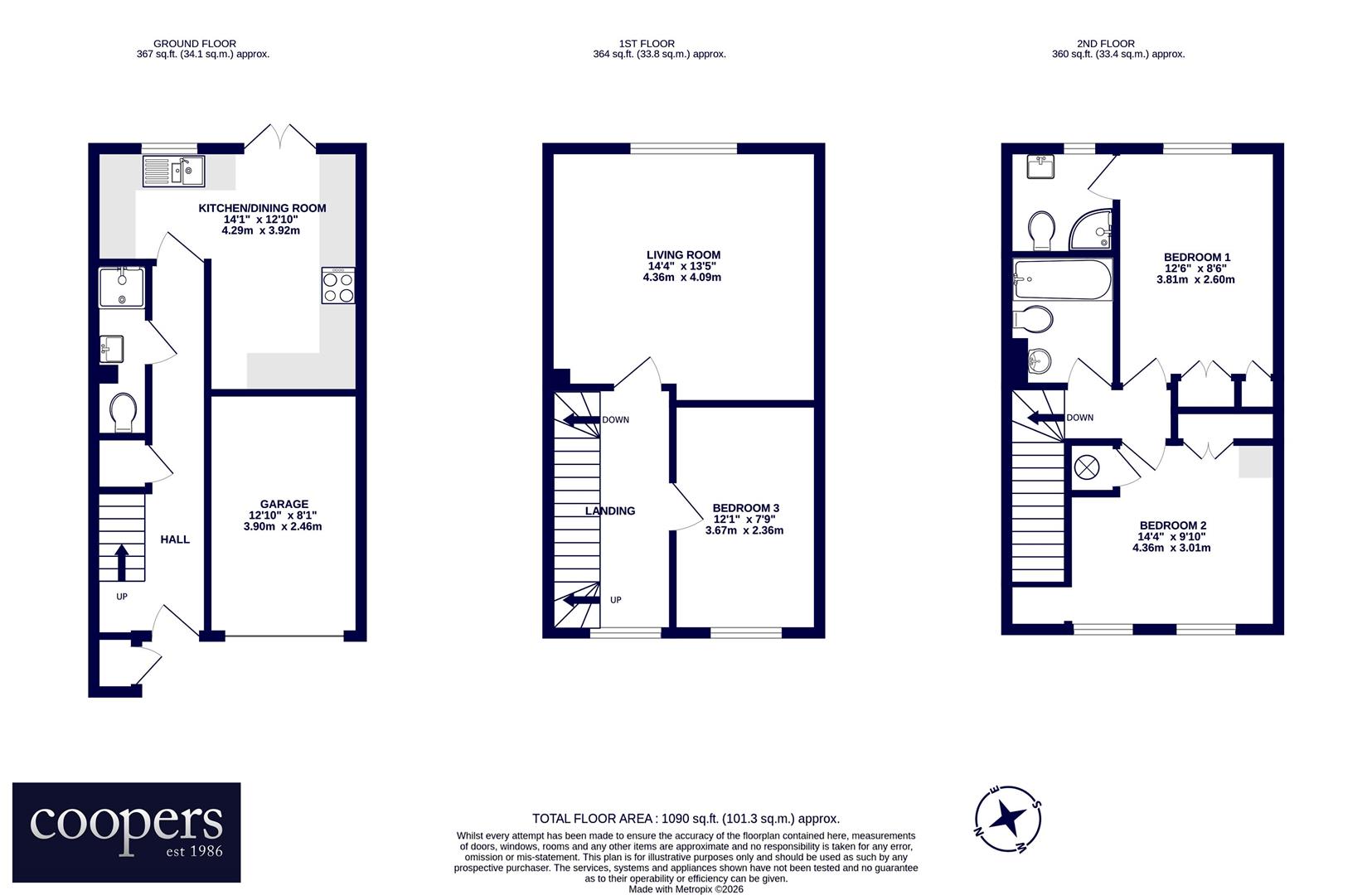 5, Wepham Close, Hayes floorplan