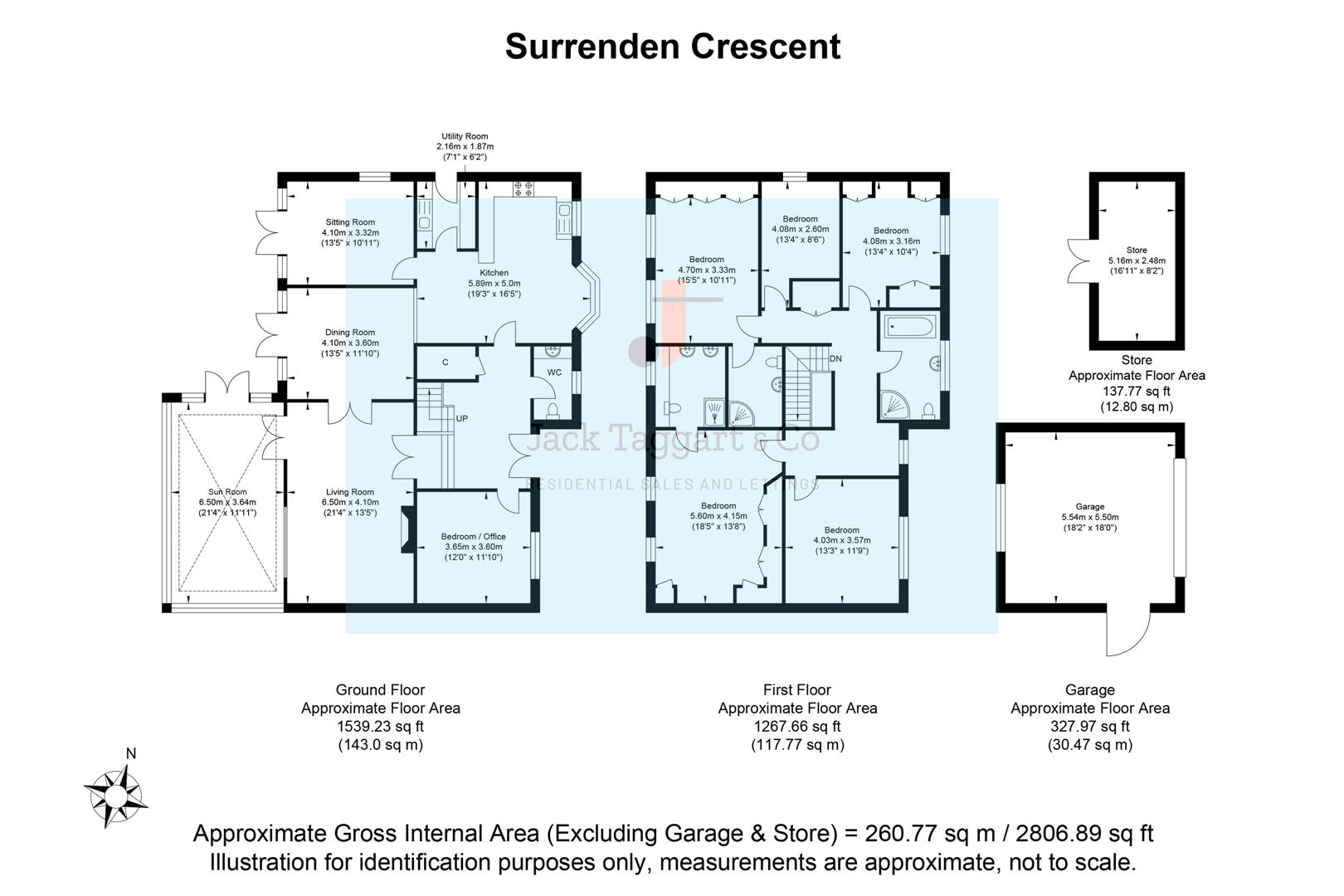 64, Surrenden Crescent, Brighton floorplan
