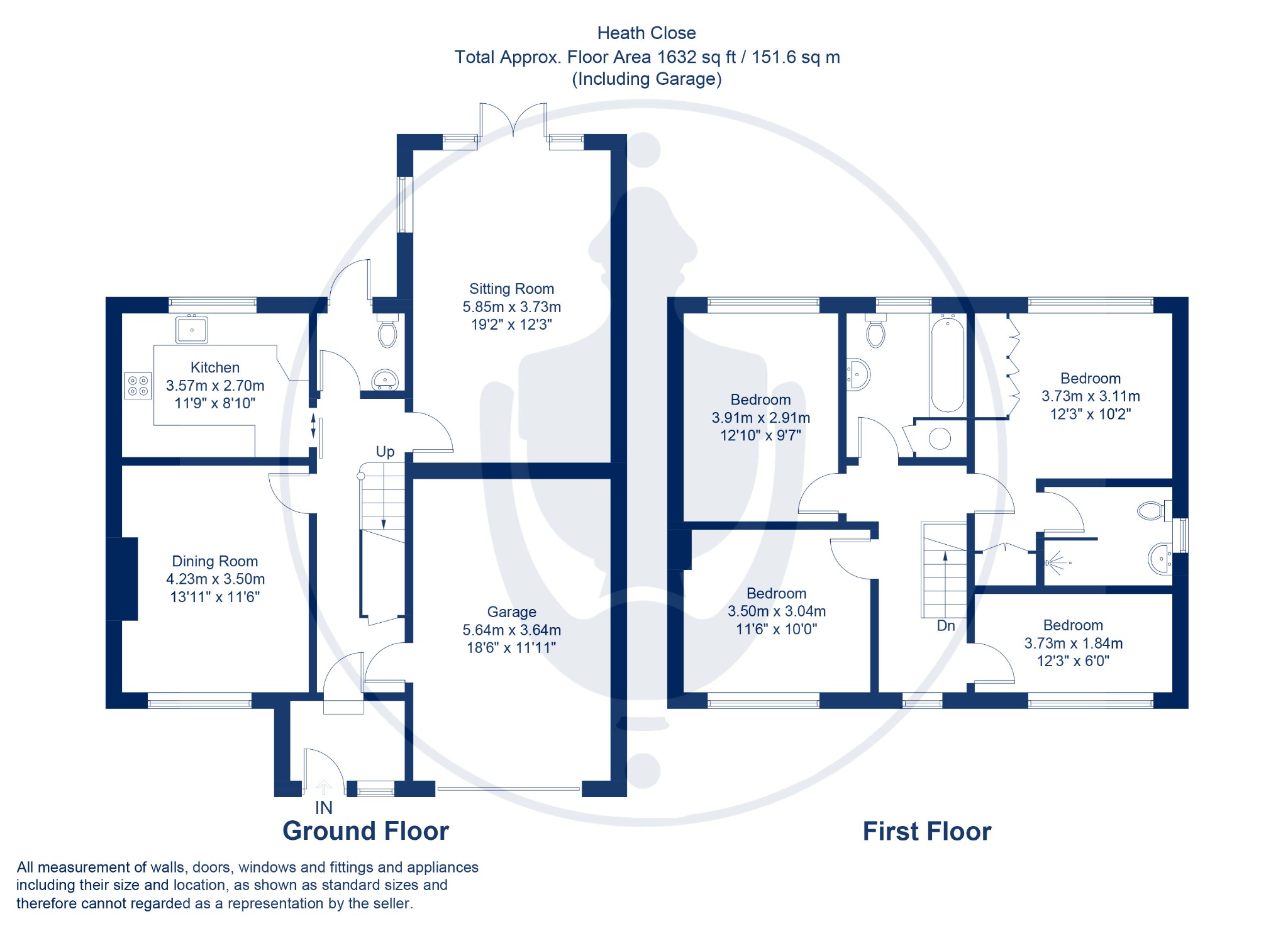 10 Heath Close, Aylesbury, Buckinghamshire floorplan