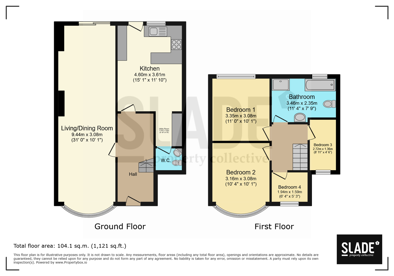 84, Lynton Avenue, Claregate, Wolverhampton floorplan