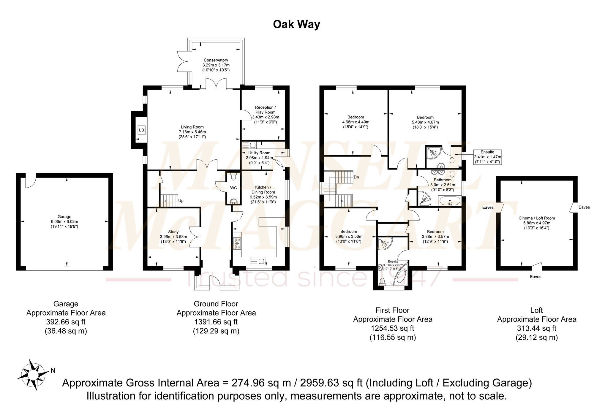 4 Oak Way, Ifold floorplan