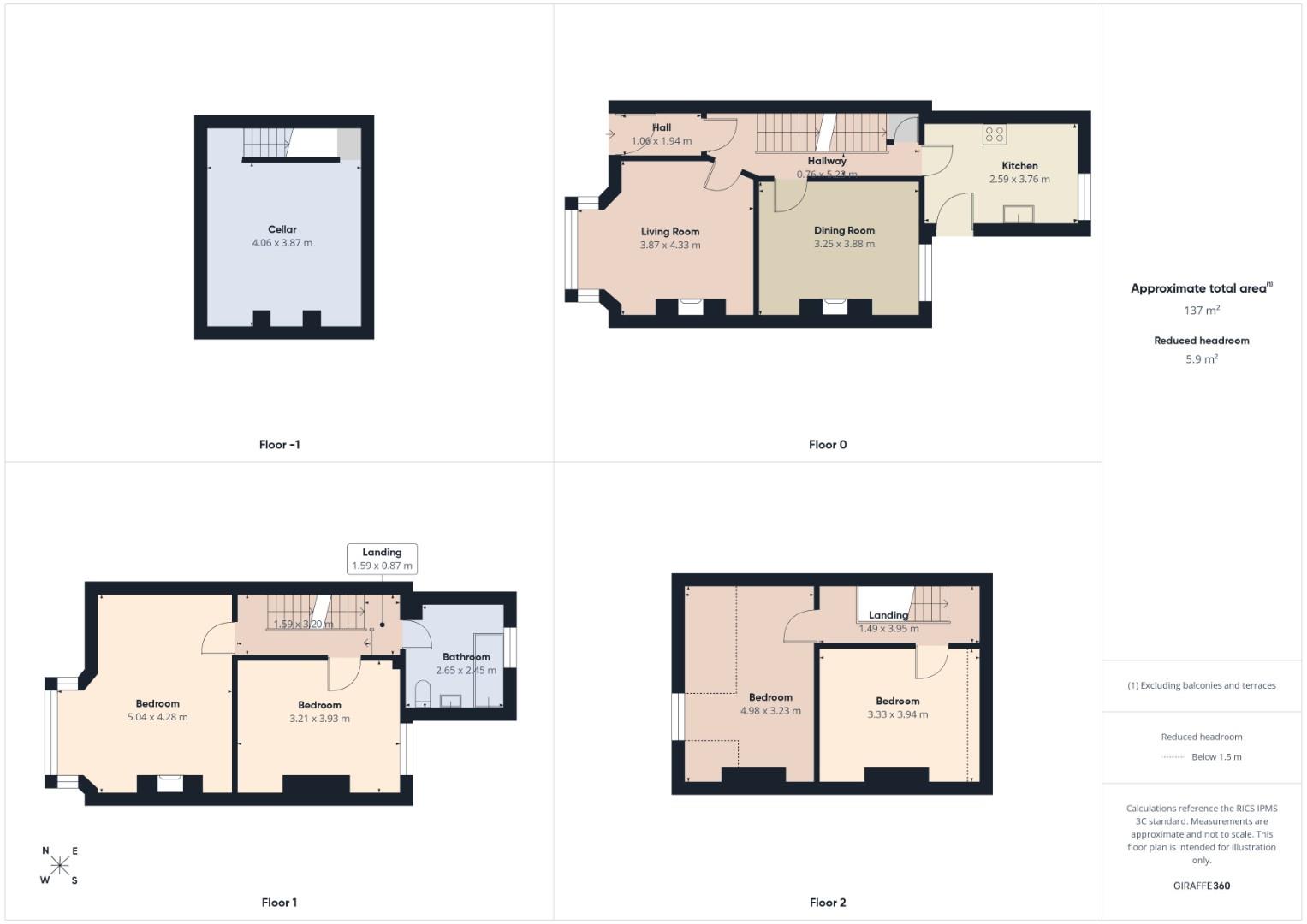 34, Priestthorpe Road, West Yorkshire floorplan