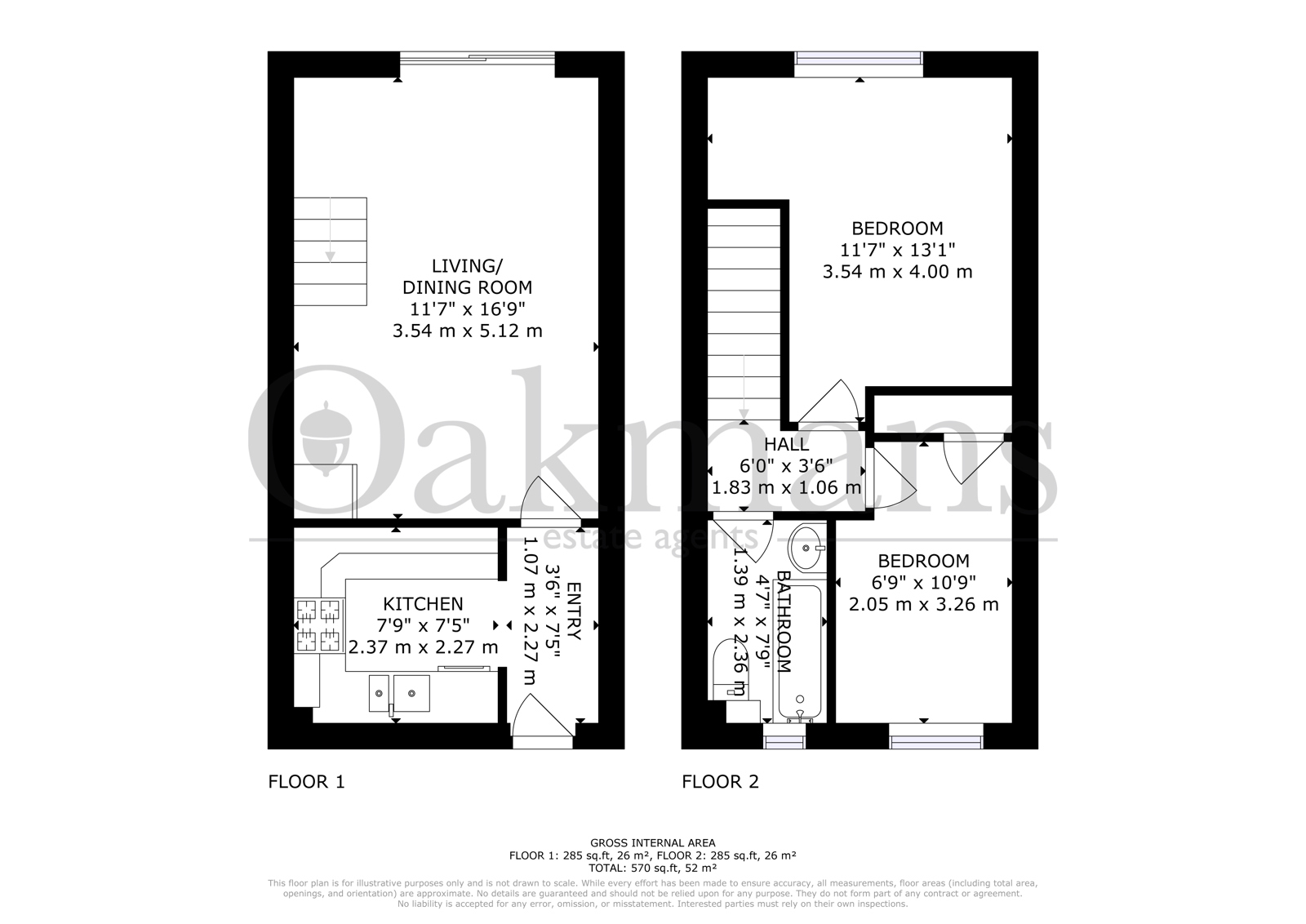 2, MILL BROOK DRIVE, BIRMINGHAM floorplan