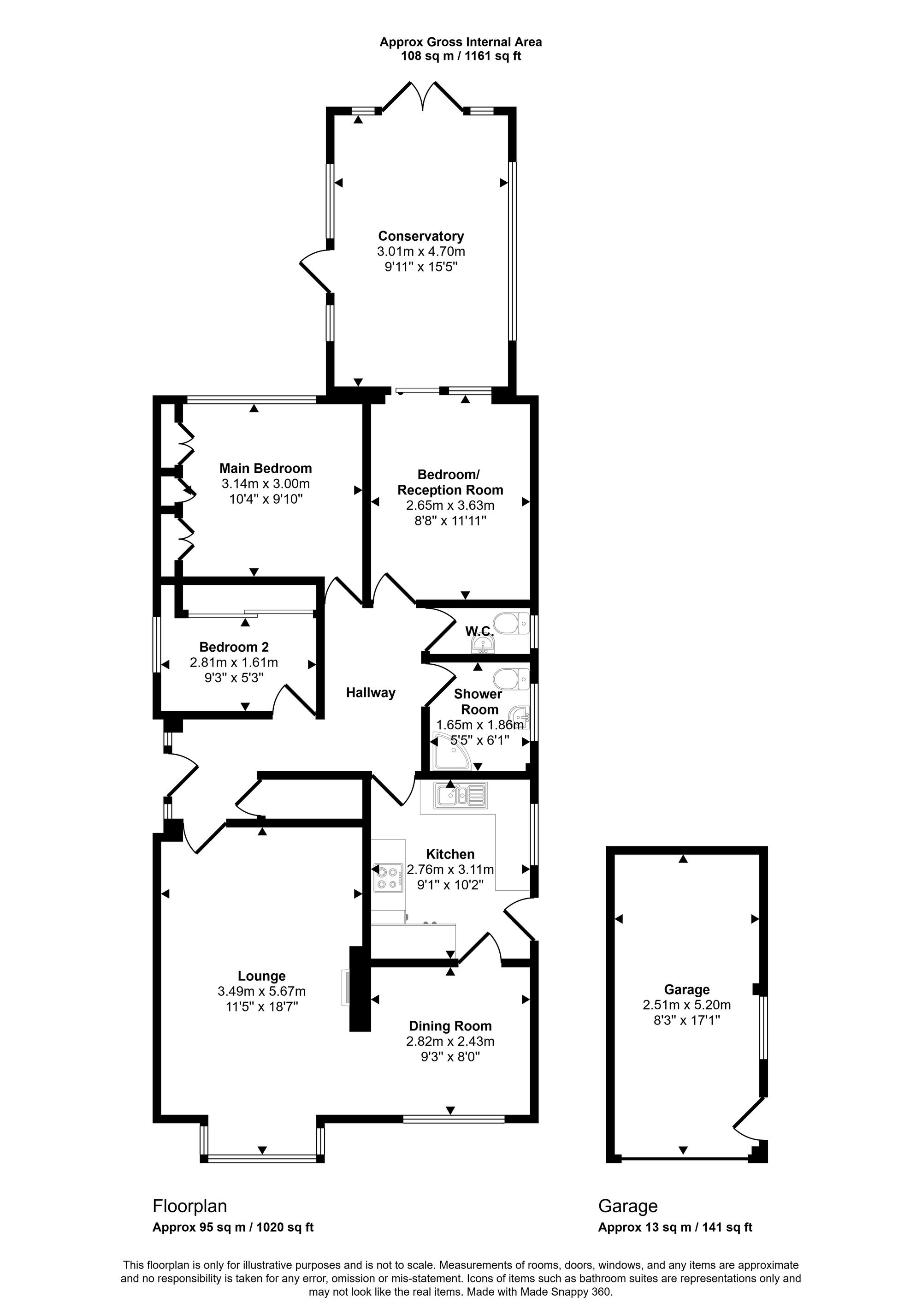 2a Heaton Street, Wigan floorplan