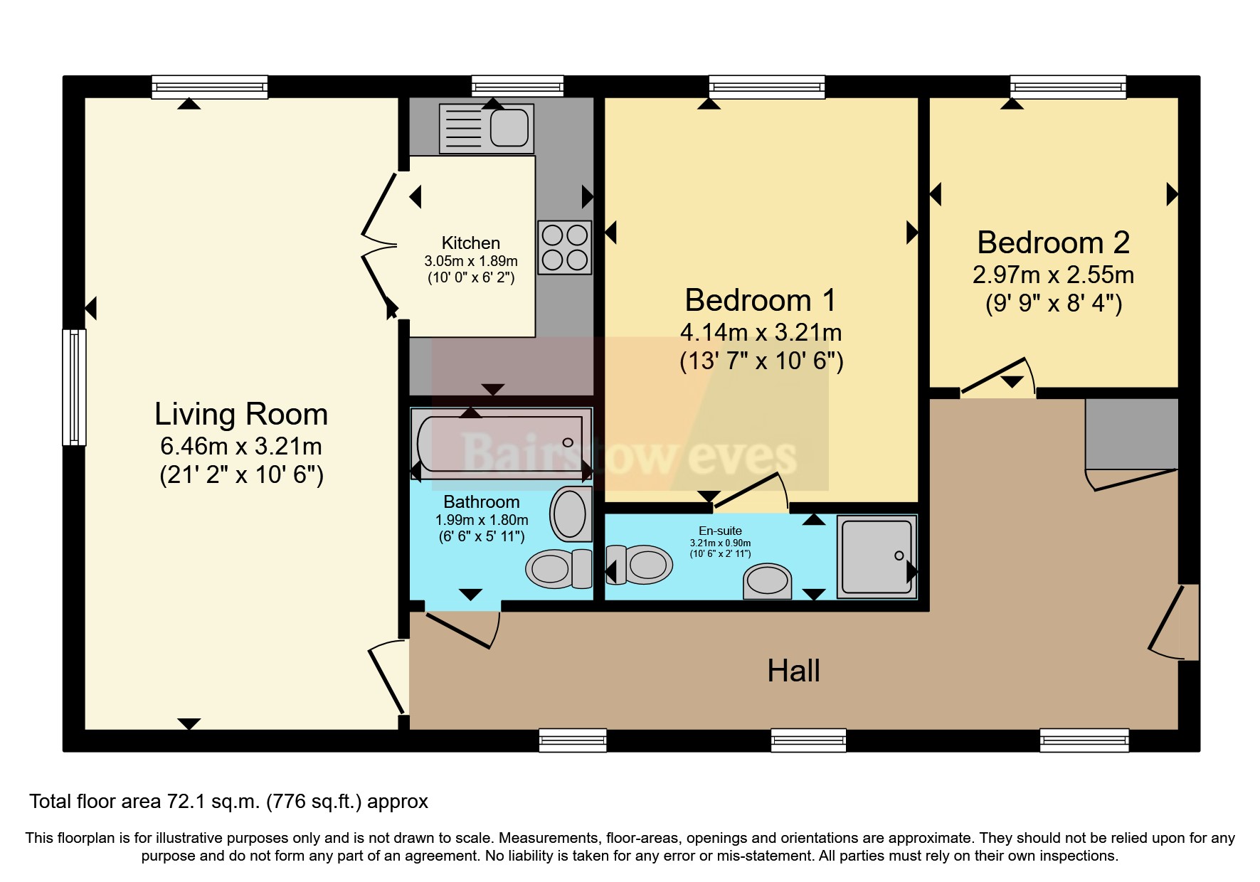 Langtry Court, Thoroughgood Road, Clacton On Sea, Essex CO15, 2 bedroom