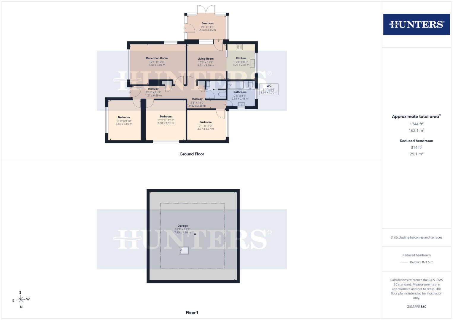 4, Whiston Drive, Filey floorplan