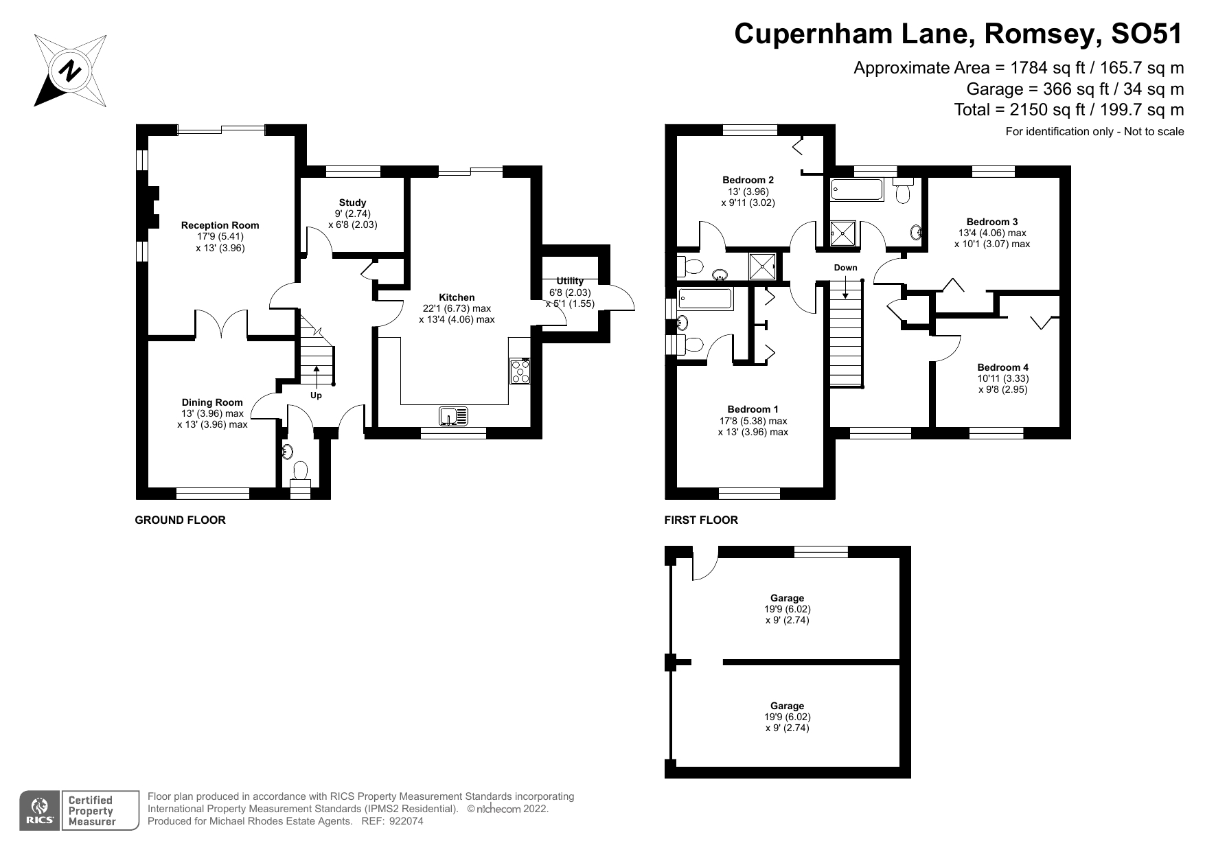 Cupernham Lane, Romsey SO51, 4 bedroom detached house for sale
