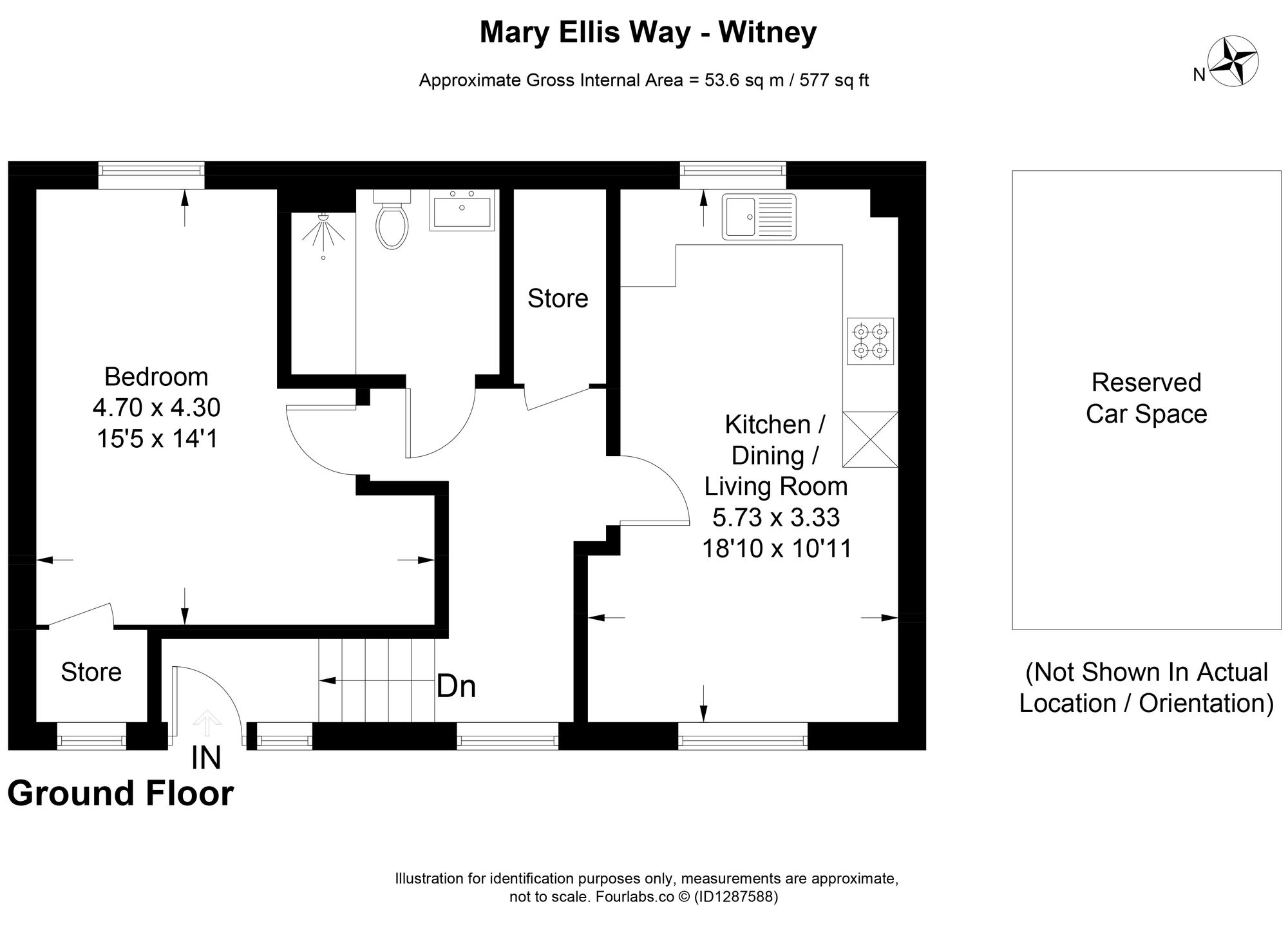 35 Mary Ellis Way, Witney floorplan
