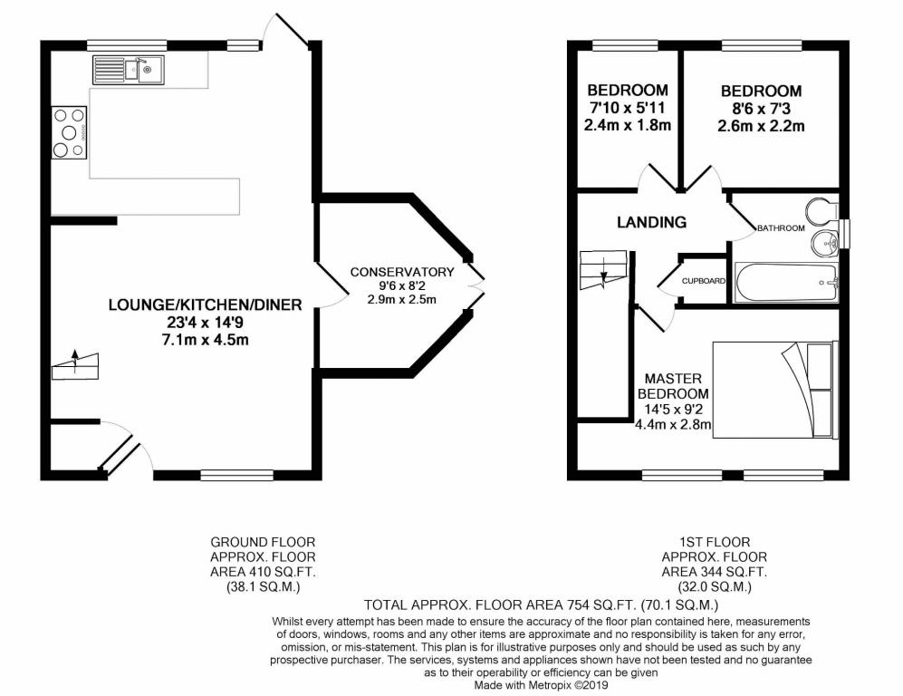 3 Bedrooms End terrace house for sale in Frimley, Camberley GU16