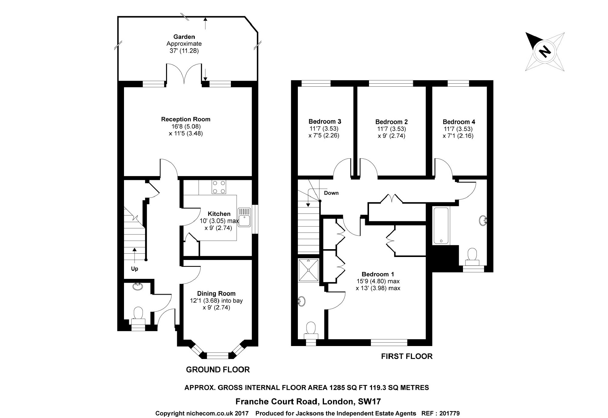 2, Orchard Mews, London floorplan