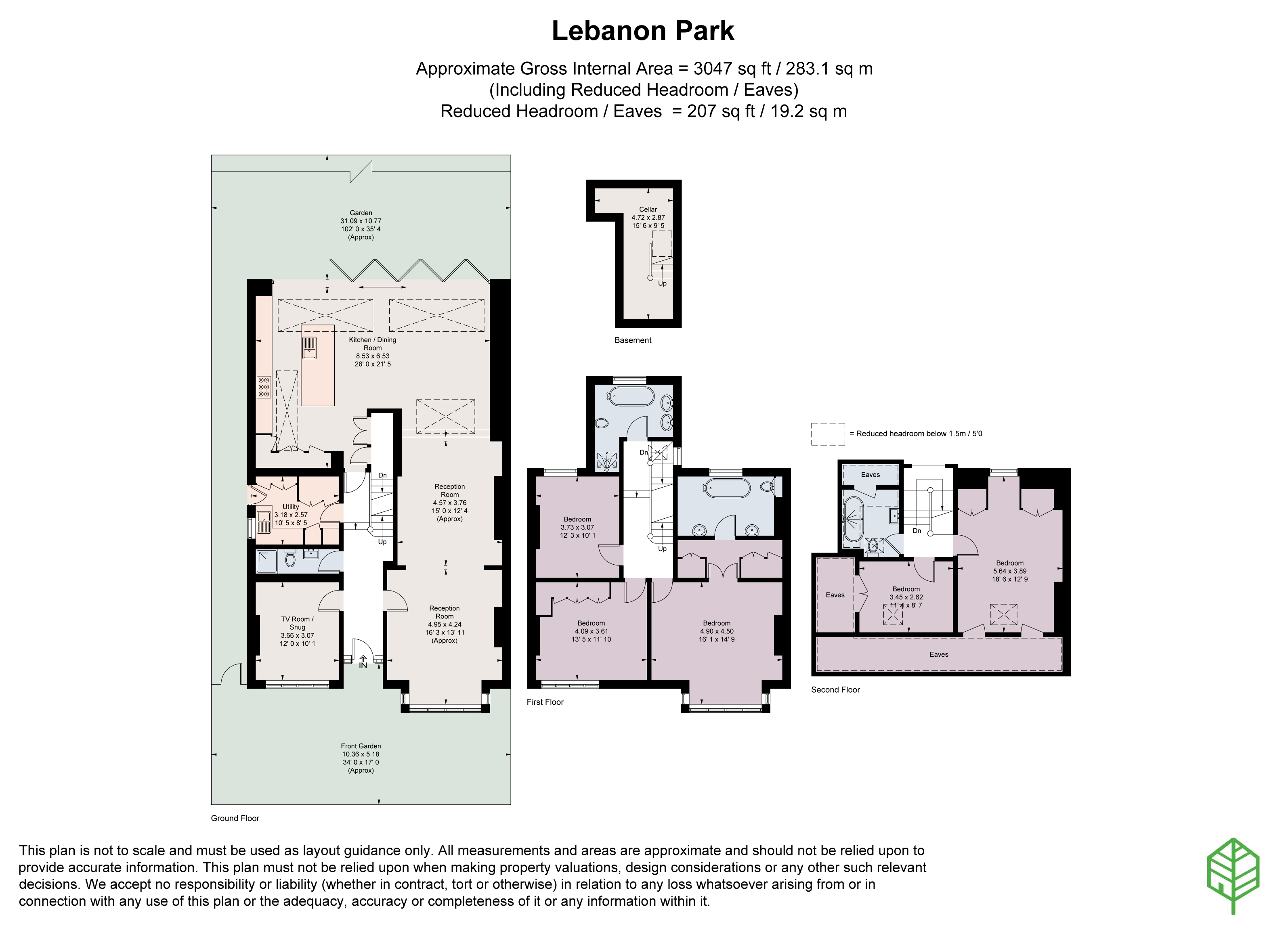 10, Lebanon Park, Twickenham floorplan