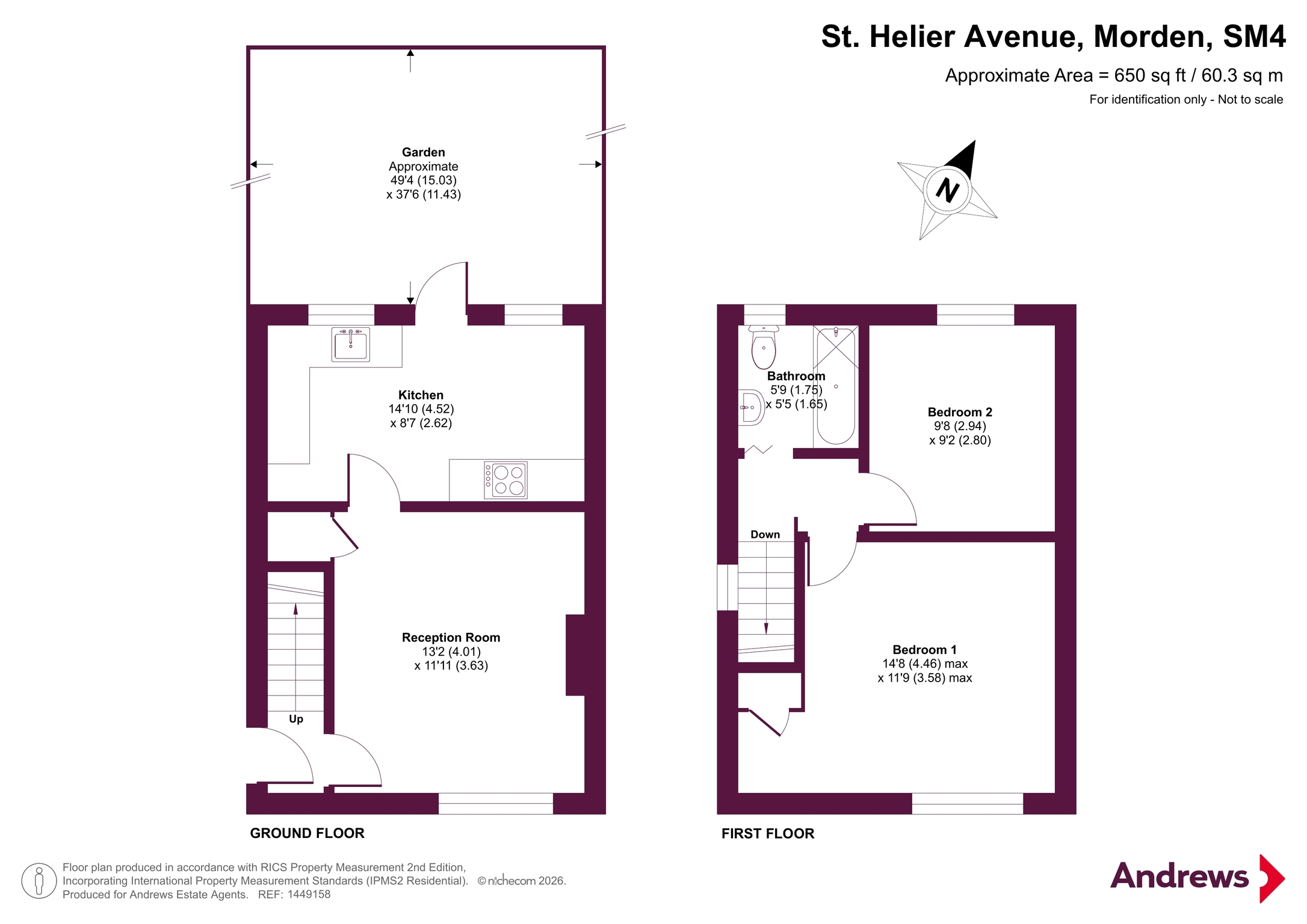 28, St. Helier Avenue, Morden floorplan