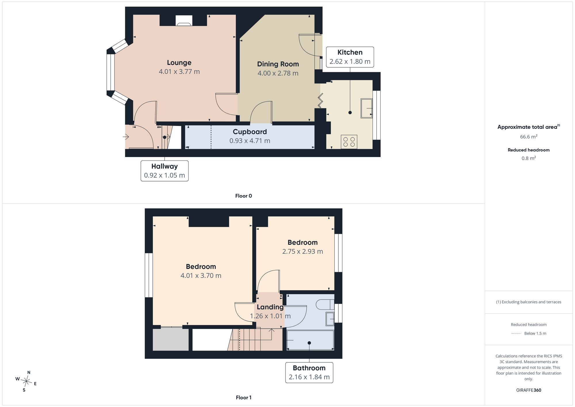 75 Regent Road North, Newcastle Upon Tyne floorplan