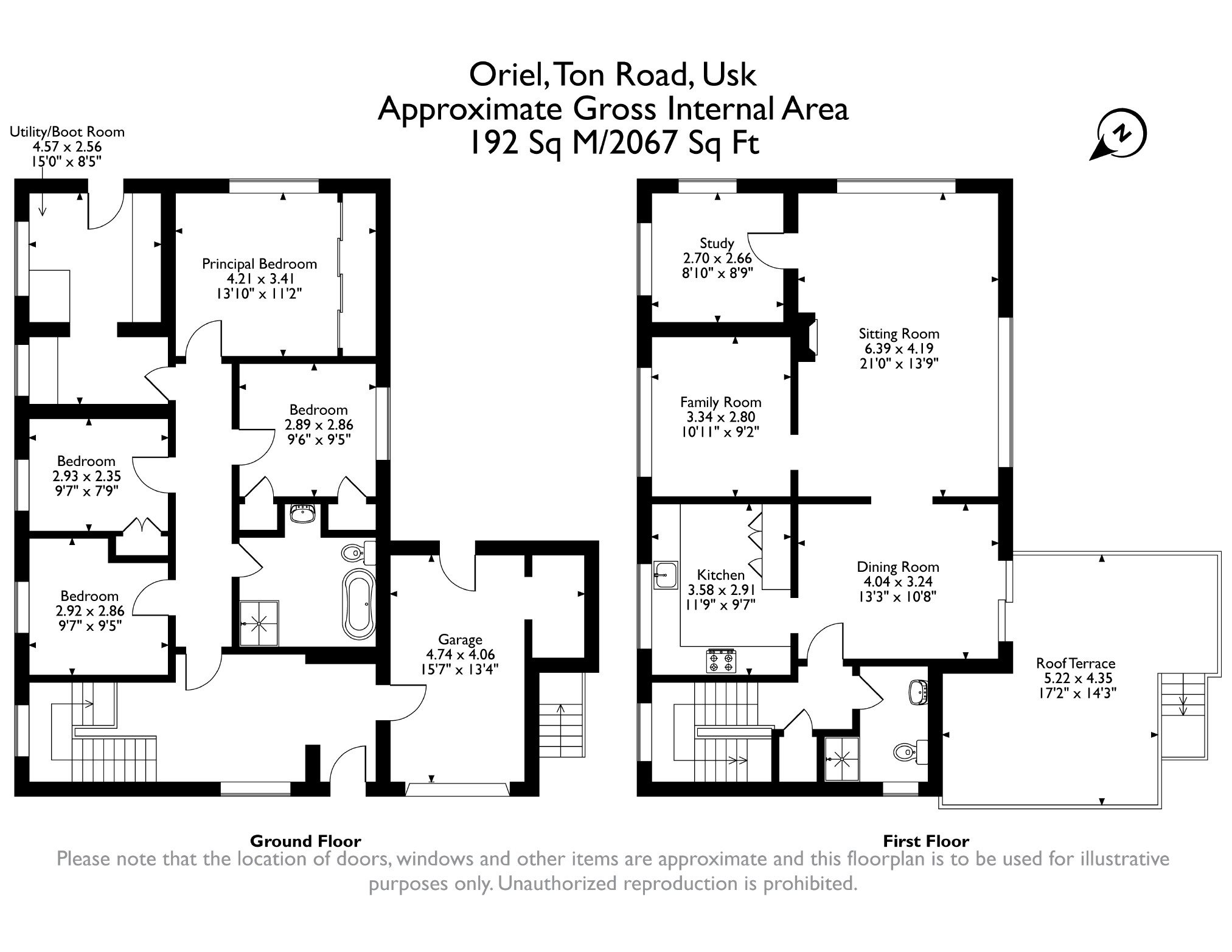 Oriel, Ton Road, Llangybi, Usk floorplan