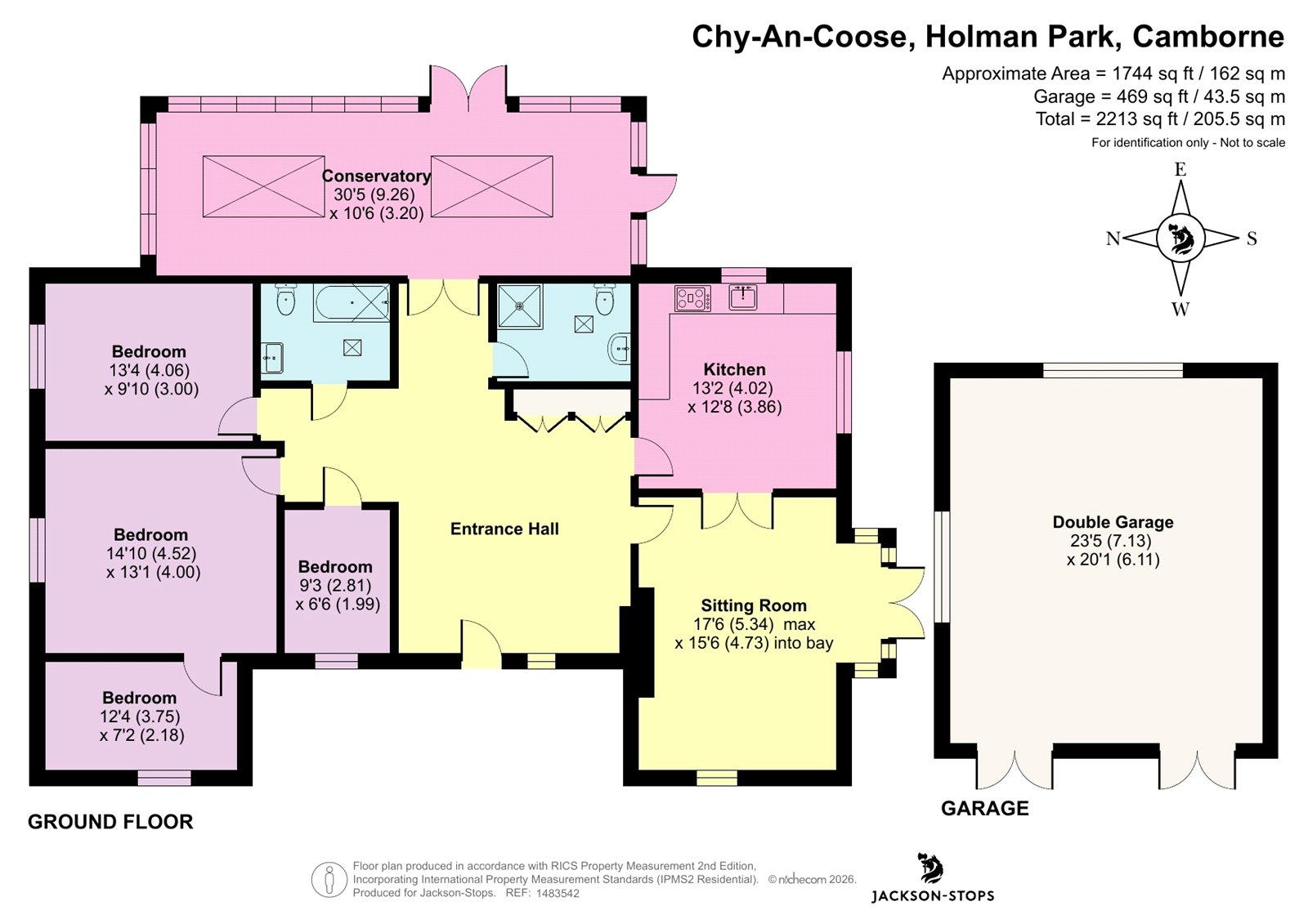 Chy-An-Coose,, Holman Park, Cornwall floorplan